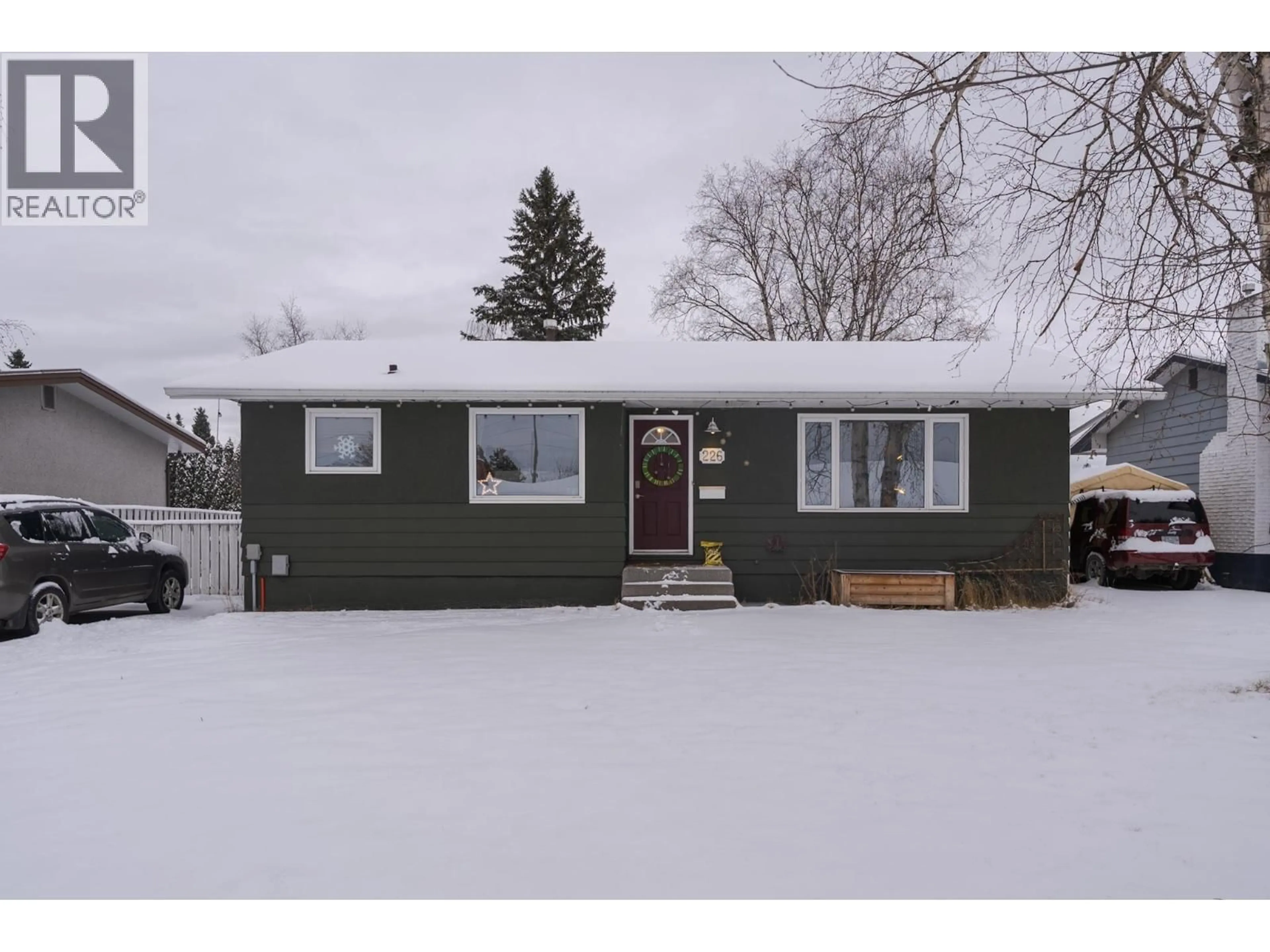 Home with vinyl exterior material, street for 226 WILSON CRESCENT, Prince George British Columbia V2L4P7