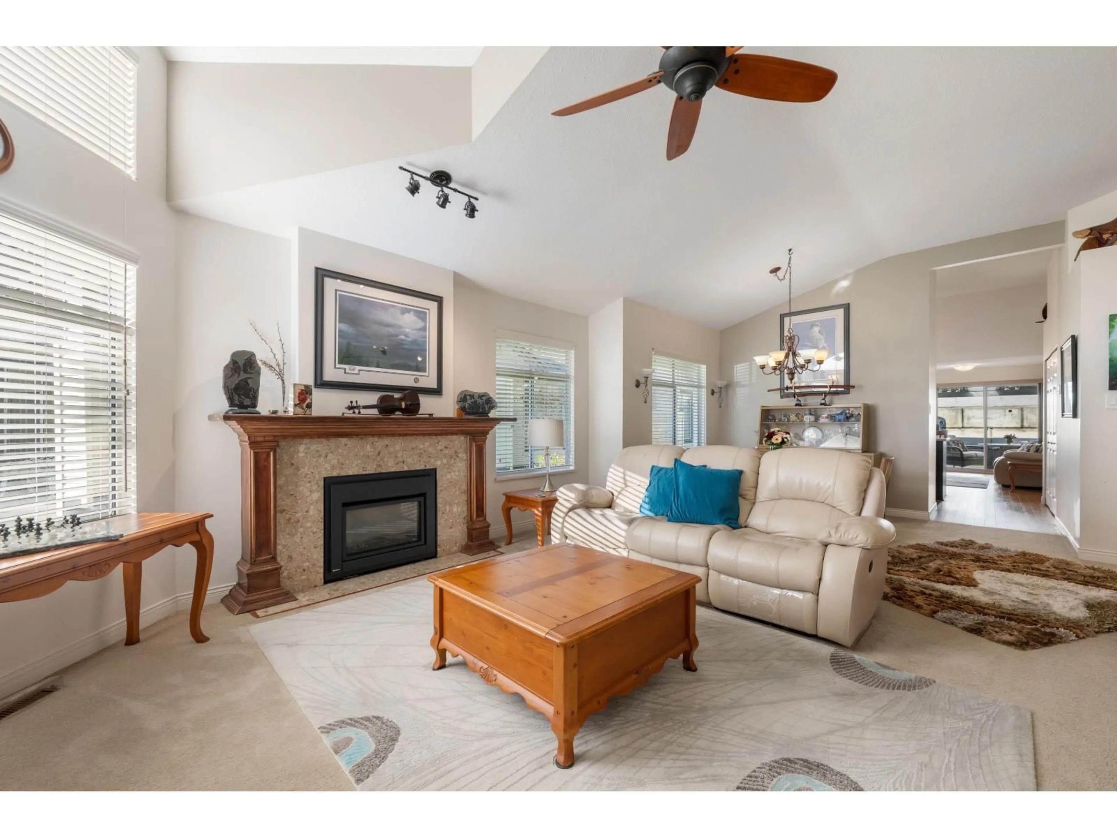 Living room with furniture, unknown for 48 - 19649 53 AVENUE, Langley British Columbia V3A8C5