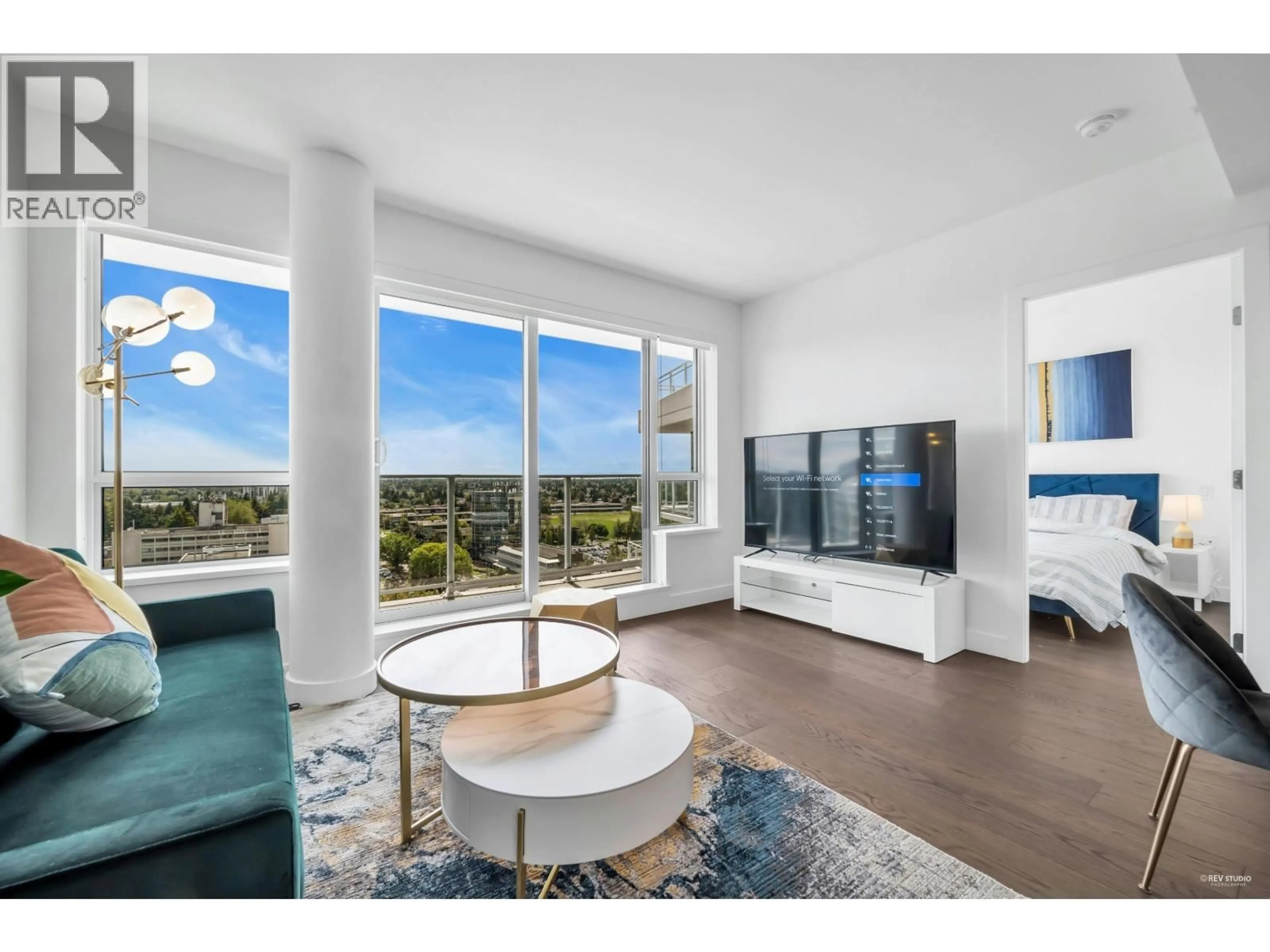 Living room with furniture, unknown for 1807 - 5788 GILBERT ROAD, Richmond British Columbia V6X1B7