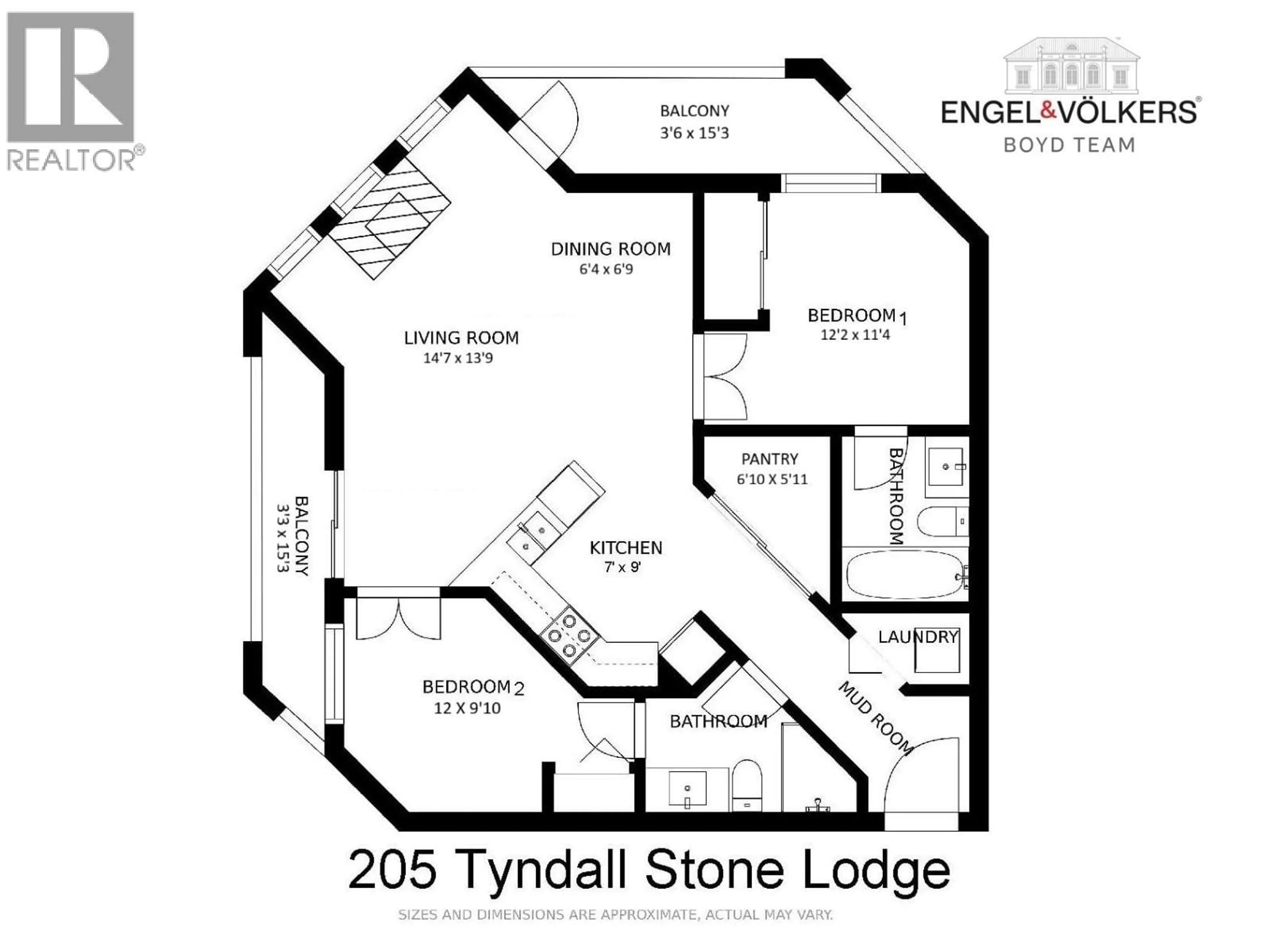 Floor plan for 205 - 4338 MAIN STREET, Whistler British Columbia V8E1B4