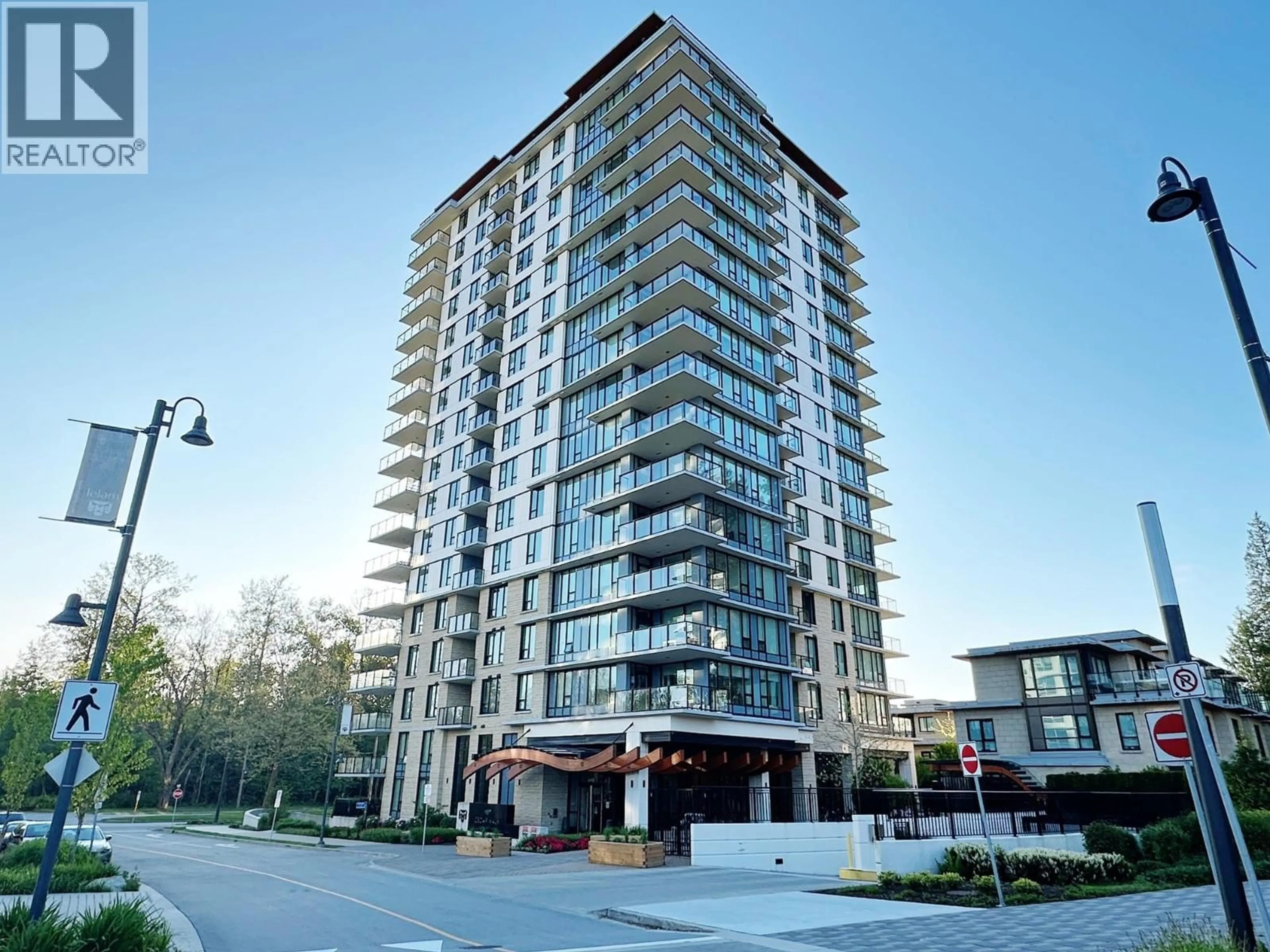 A pic from outside/outdoor area/front of a property/back of a property/a pic from drone, building for 908 - 5410 SHORTCUT ROAD, Vancouver British Columbia V6T0C8