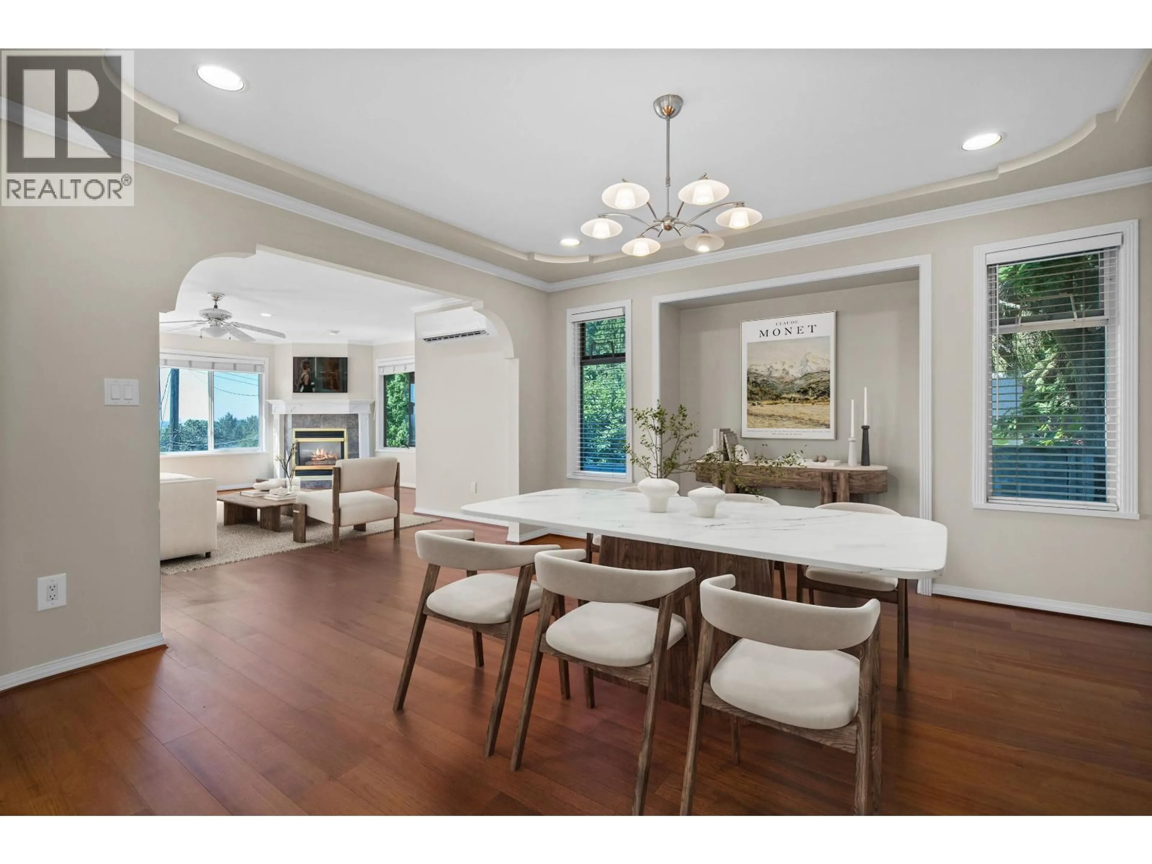 Dining room, wood/laminate floor for 8419 MCGREGOR AVENUE, Burnaby British Columbia V5J5L7