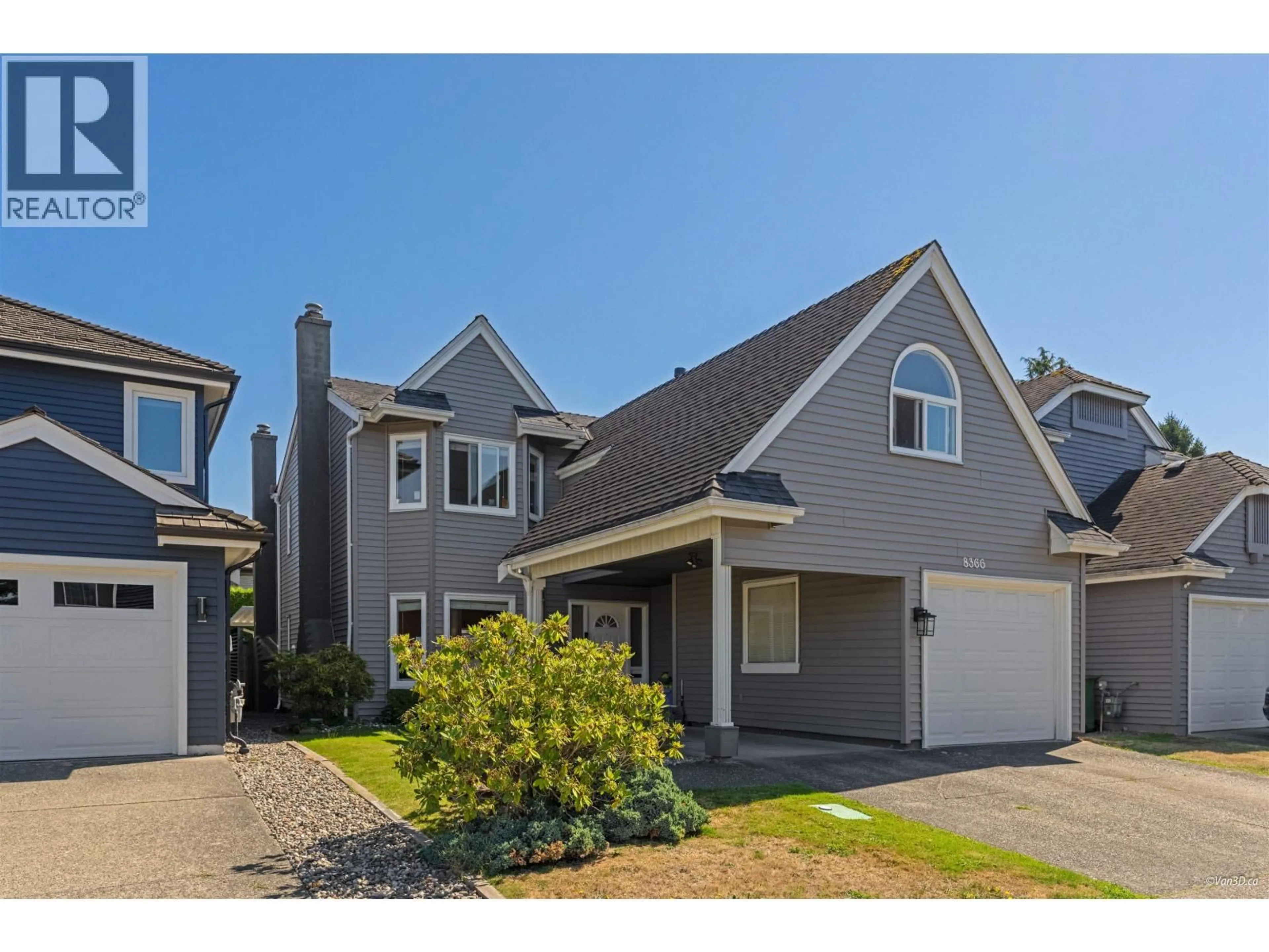 Home with vinyl exterior material, street for 8366 DAYTON COURT, Richmond British Columbia V6Y3H6