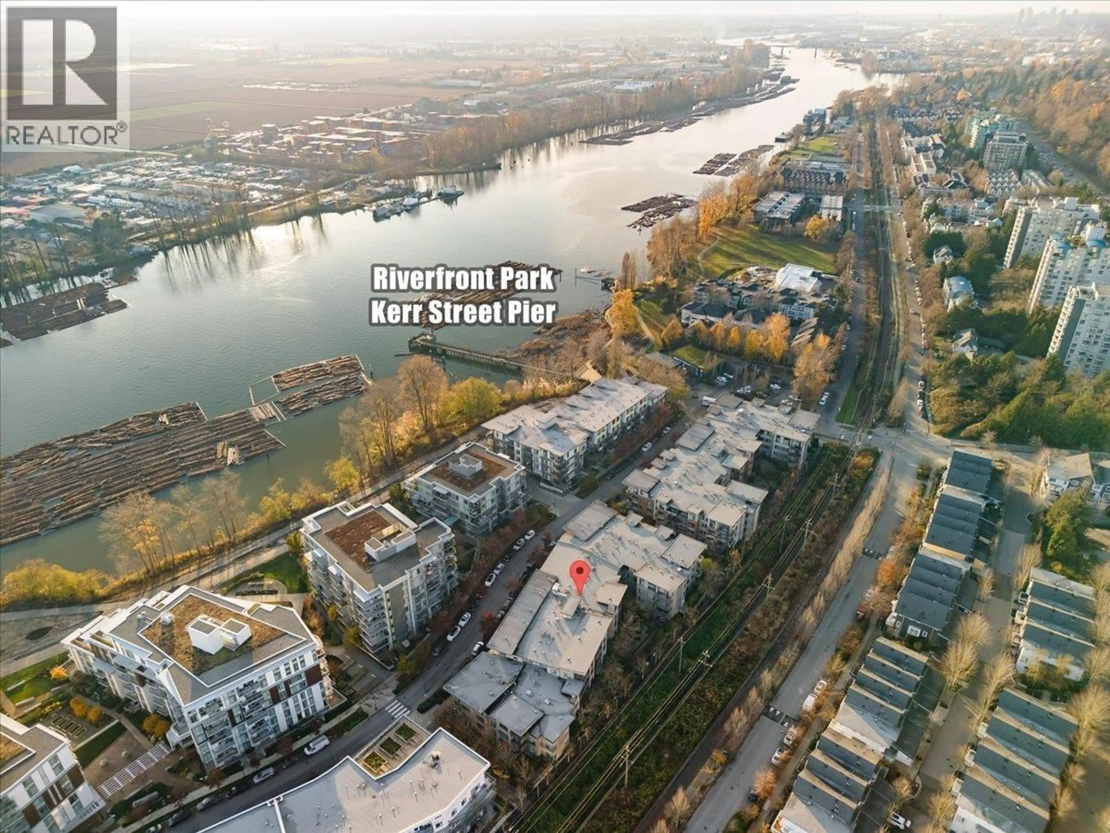 A pic from outside/outdoor area/front of a property/back of a property/a pic from drone, unknown for 412 - 3163 RIVERWALK AVENUE, Vancouver British Columbia V5S0A8