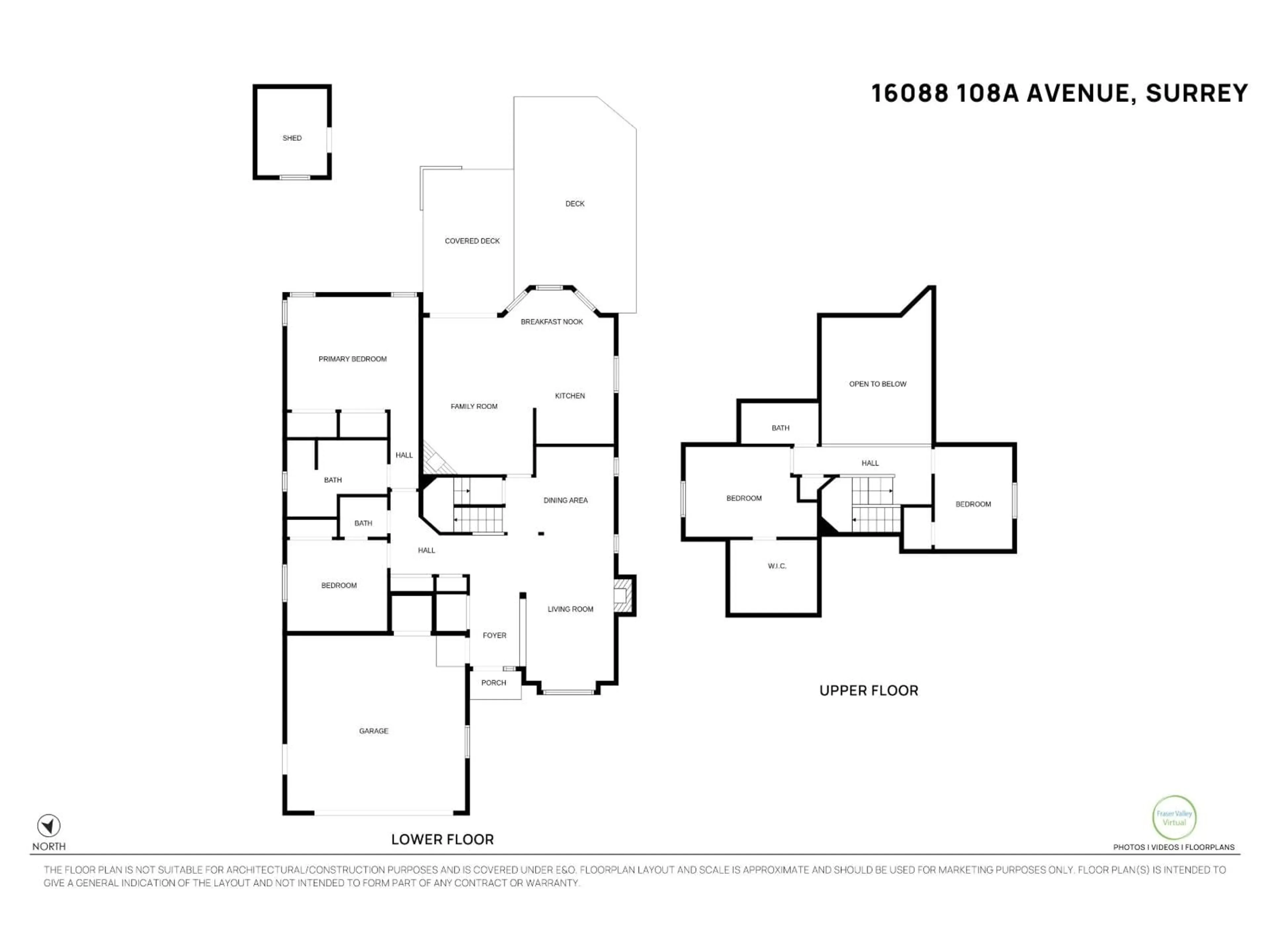 Floor plan for 16088 108A AVENUE, Surrey British Columbia V4N1P1