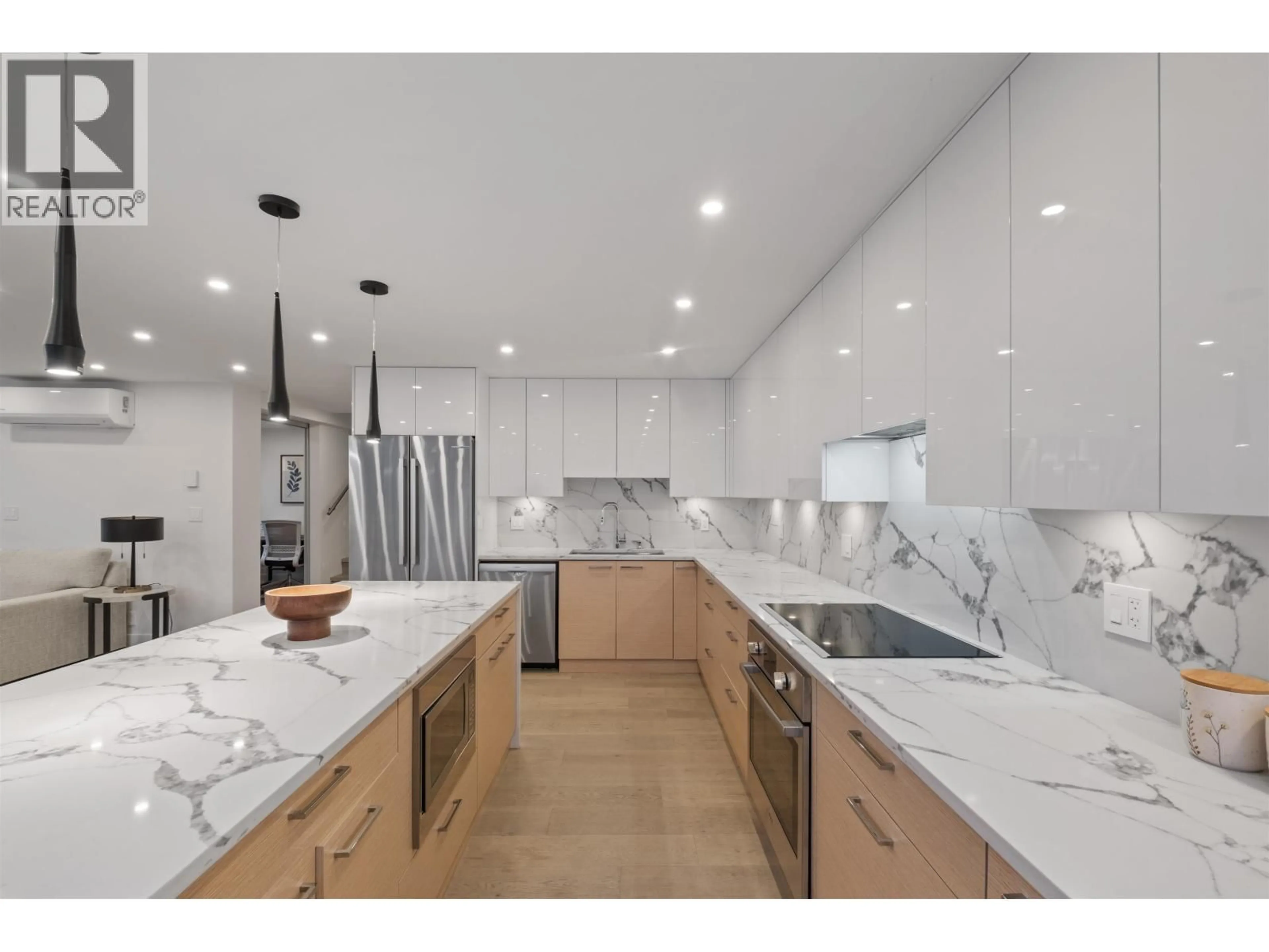 Contemporary kitchen, ceramic/tile floor for 1207 - 1515 EASTERN AVENUE, North Vancouver British Columbia V7L4R2