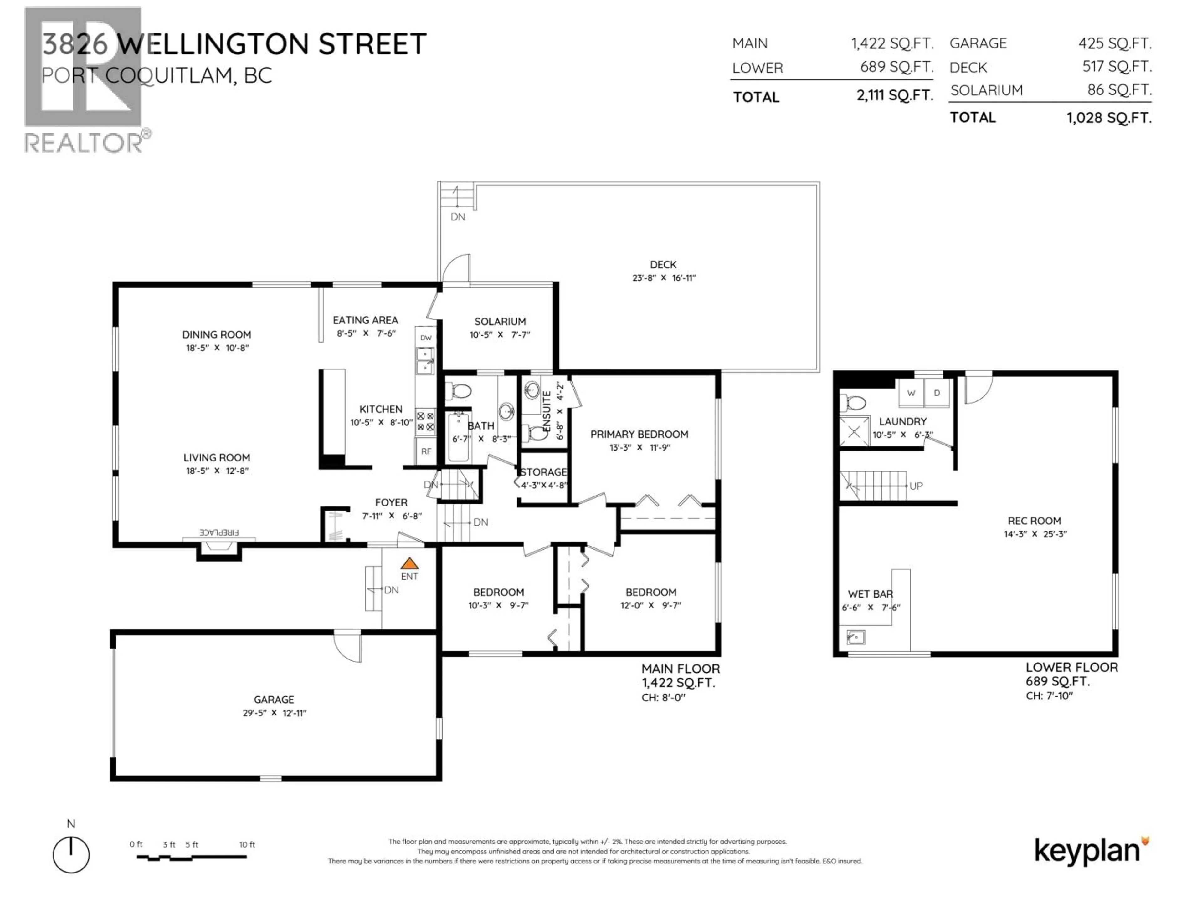 Floor plan for 3826 WELLINGTON STREET, Port Coquitlam British Columbia V3B3Z2