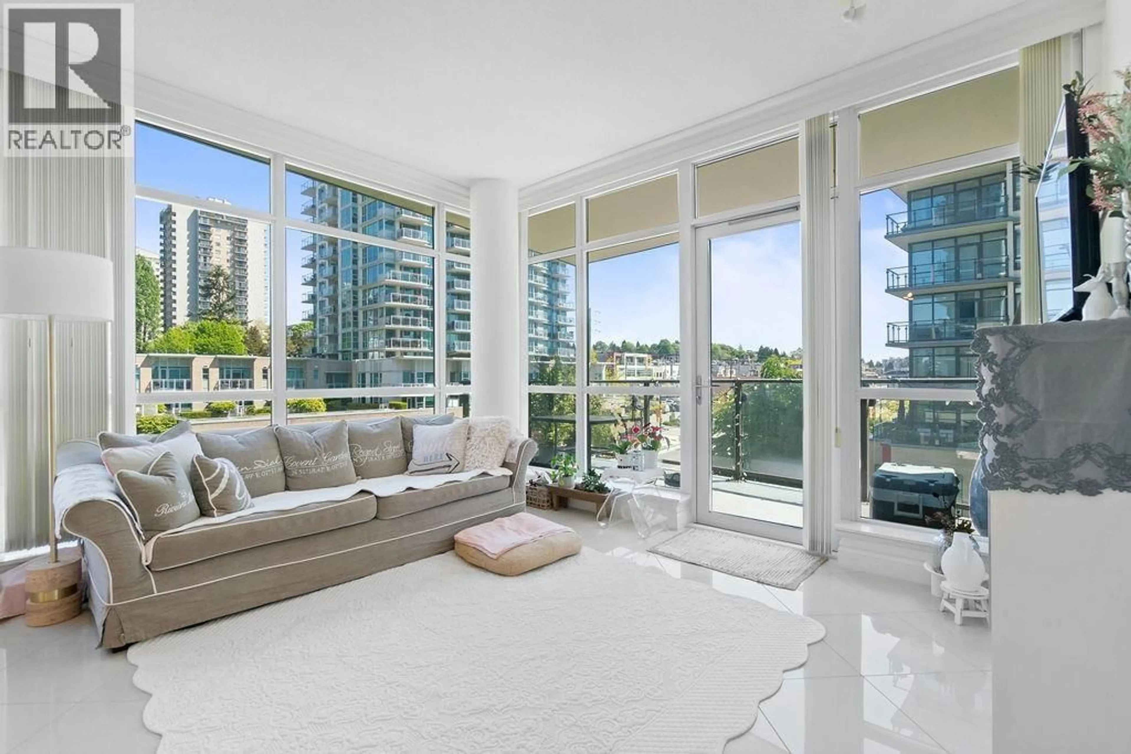 Living room with furniture, unknown for 602 - 162 VICTORY SHIP WAY, North Vancouver British Columbia V7L0B4