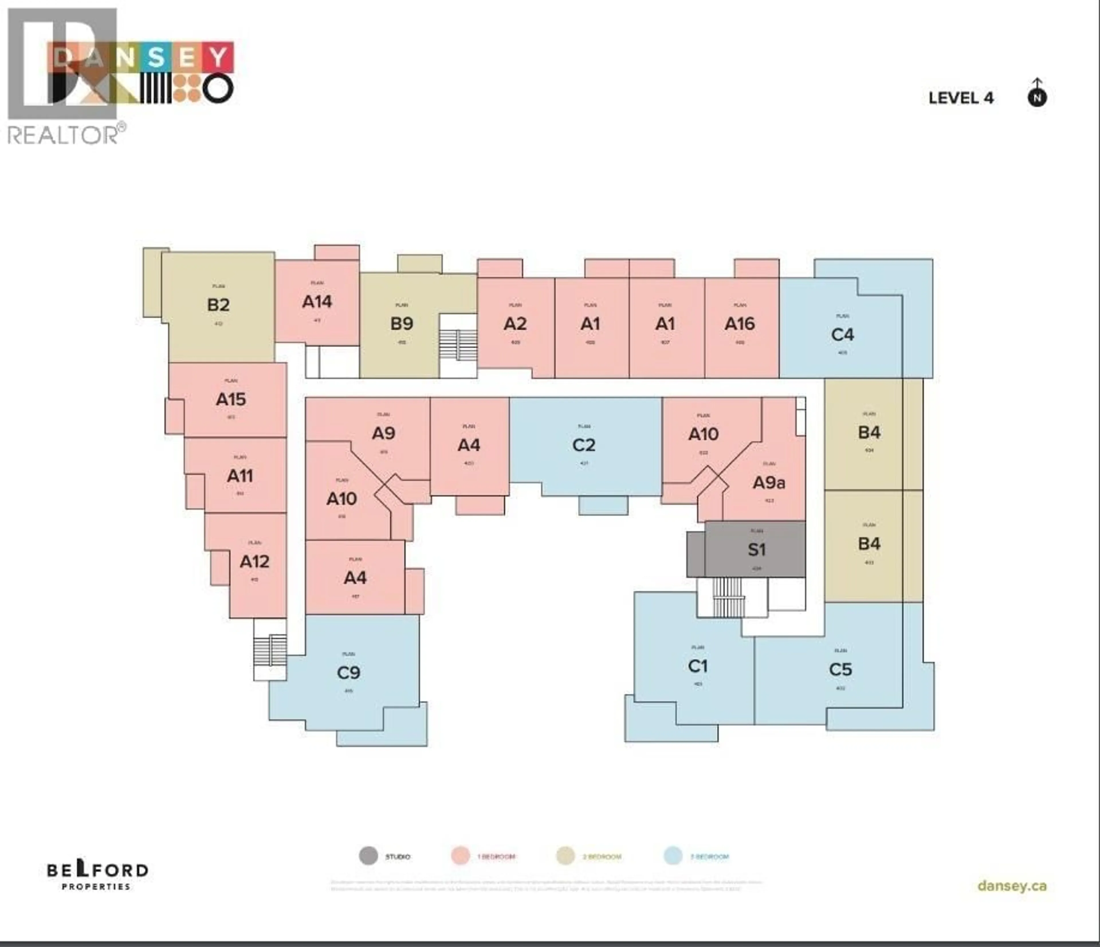 Floor plan for 417 - 599 DANSEY AVENUE, Coquitlam British Columbia V3J5S4