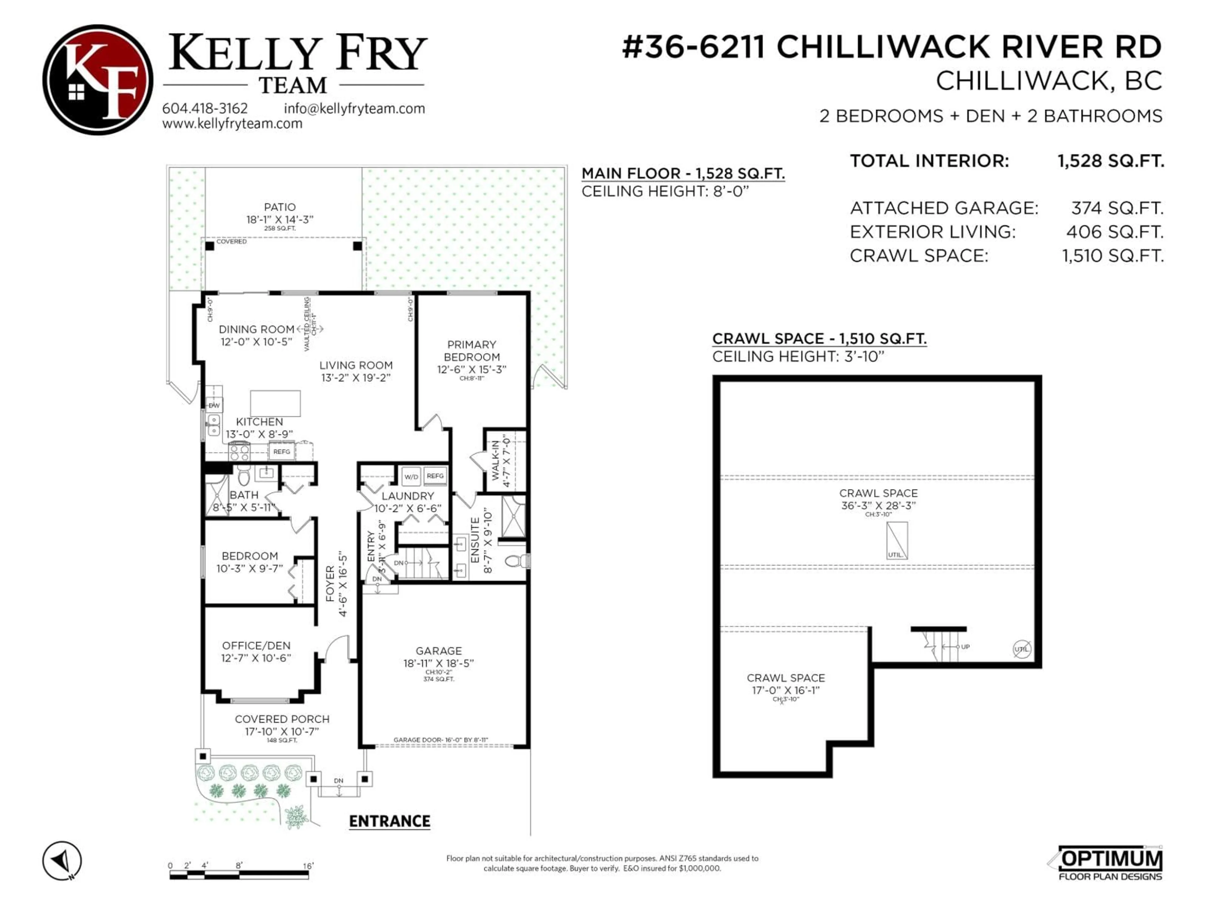 Floor plan for 36 - 6211 CHILLIWACK RIVER ROAD, Chilliwack British Columbia V2R6A7