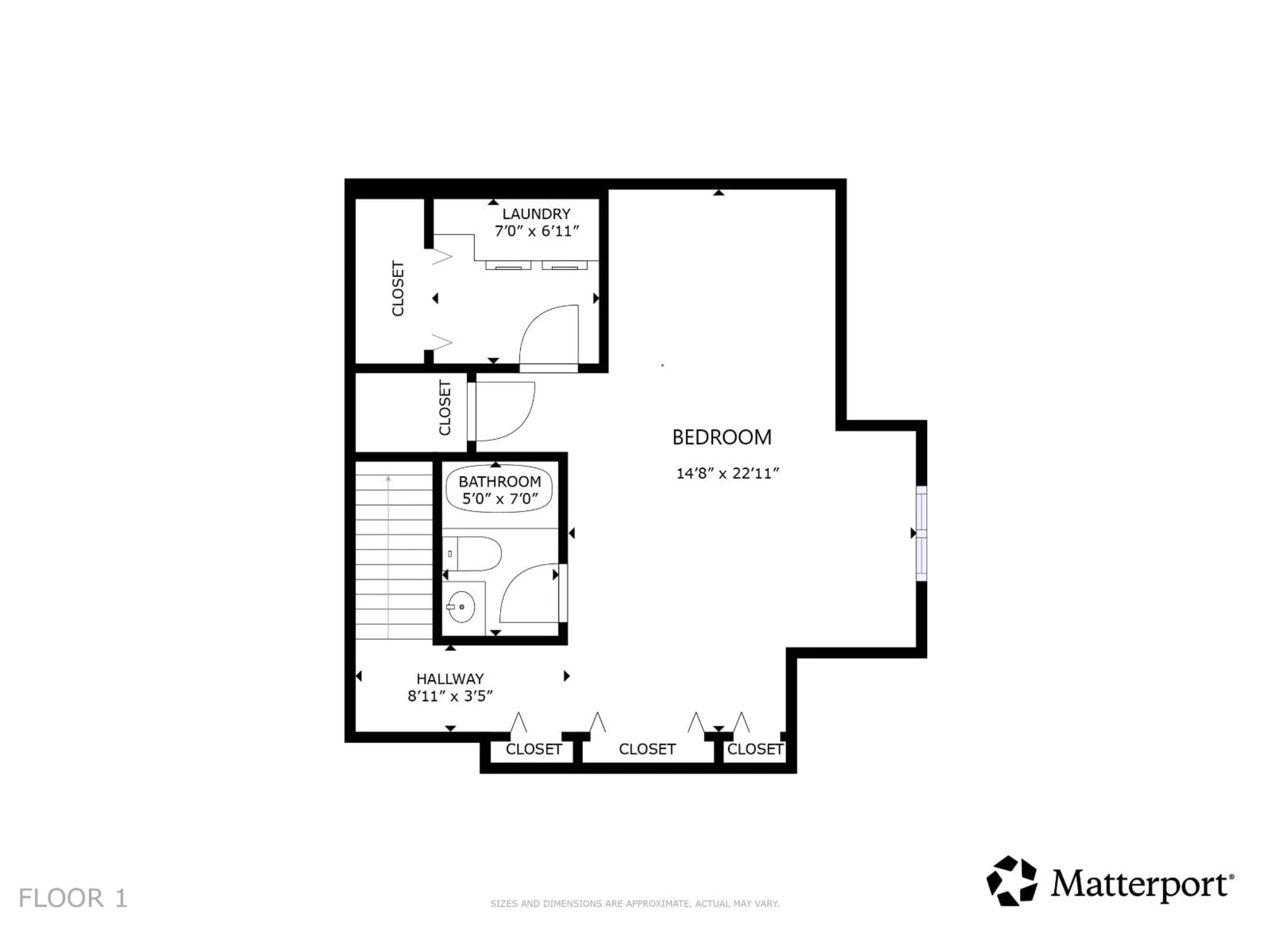Floor plan for 2 - 6894 208 STREET, Langley British Columbia V2Y0G2