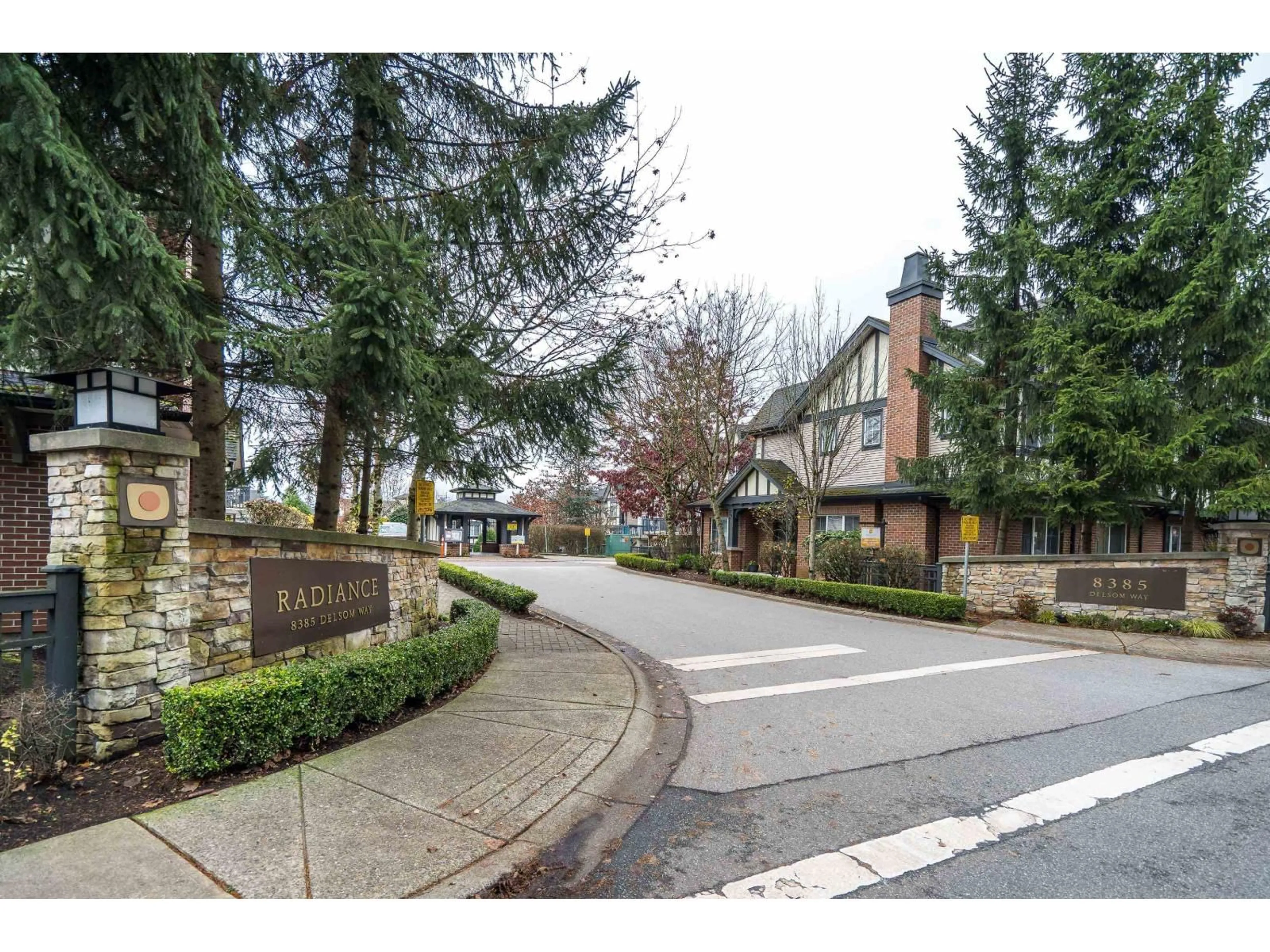 A pic from outside/outdoor area/front of a property/back of a property/a pic from drone, street for 37 - 8385 DELSOM WAY, Delta British Columbia V4C0A3