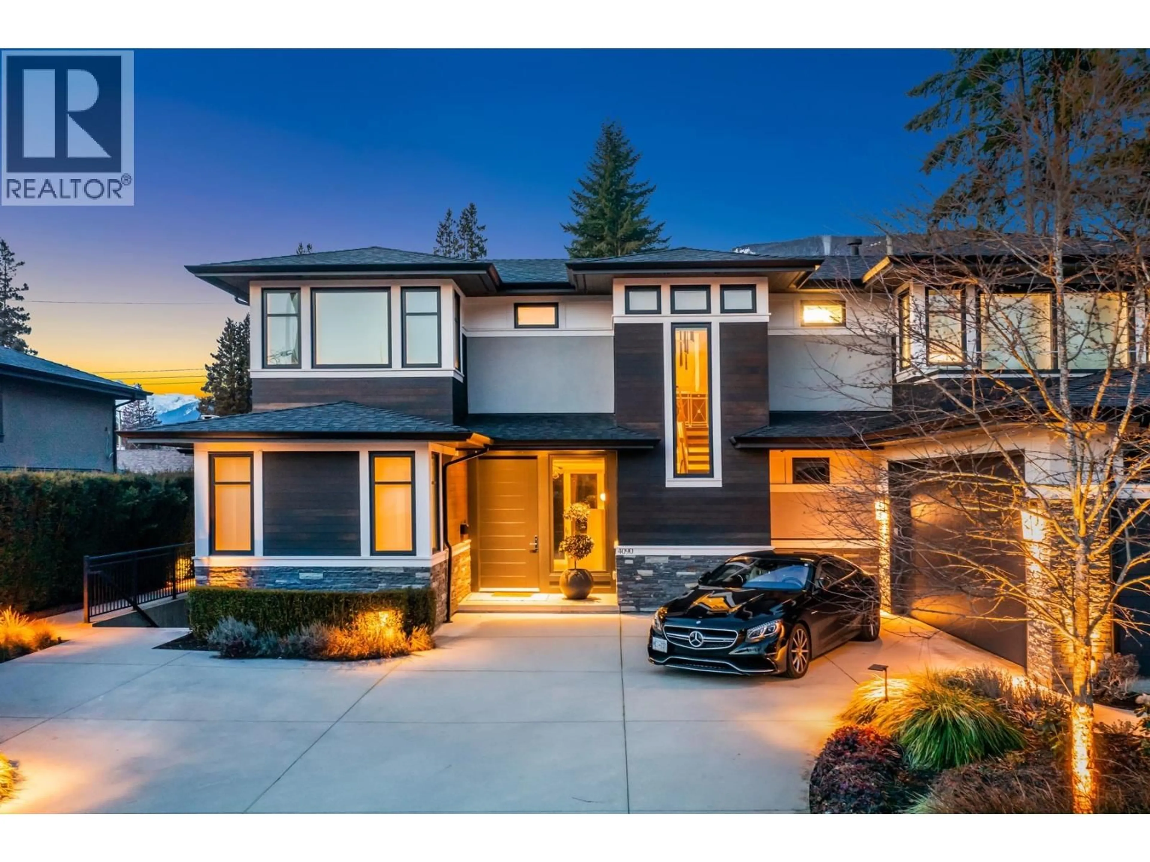 Home with brick exterior material, street for 4090 SUNNYCREST DRIVE, North Vancouver British Columbia V7R3E5