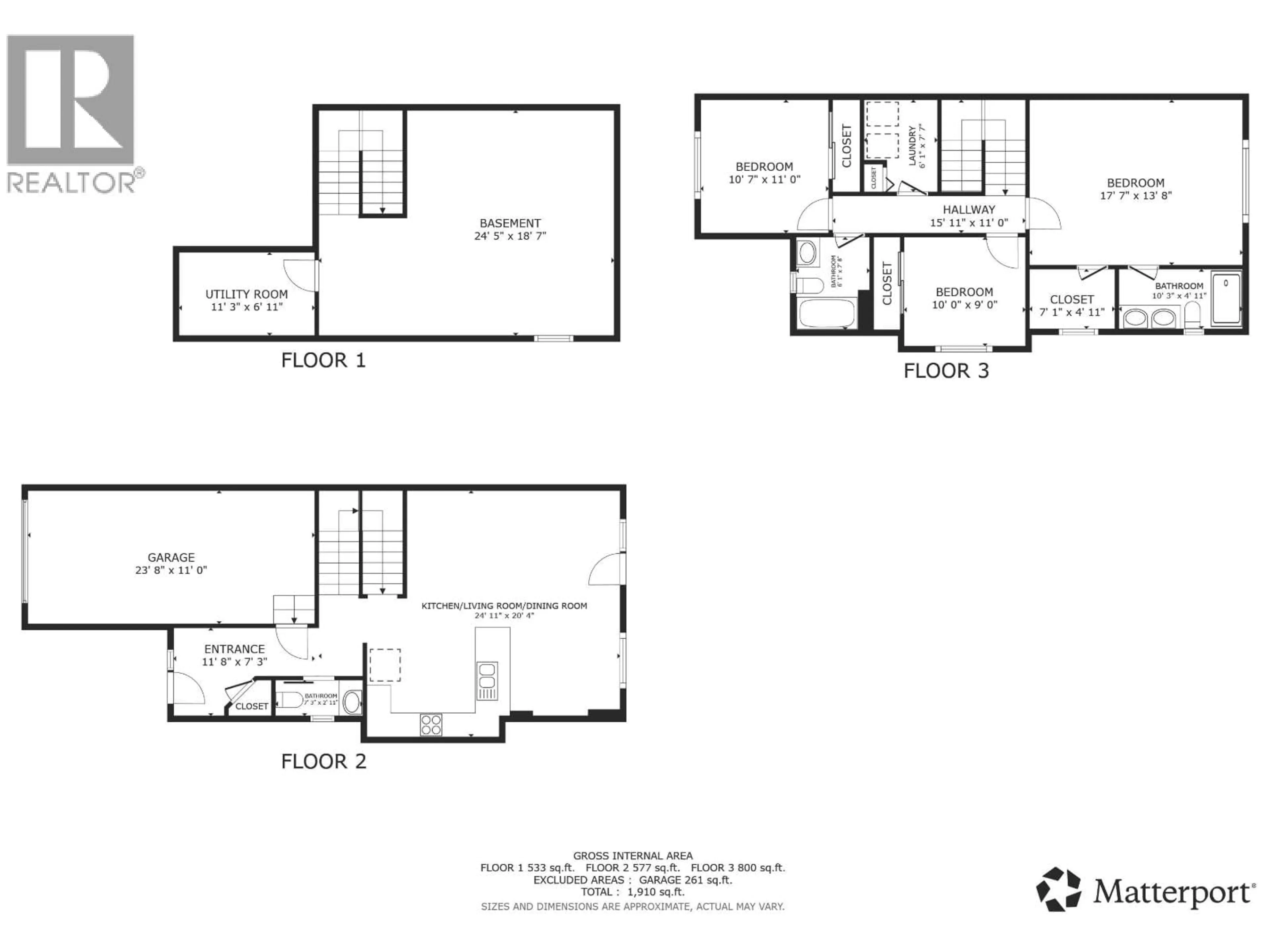 Floor plan for 8207 81A STREET, Fort St. John British Columbia V1J0P6