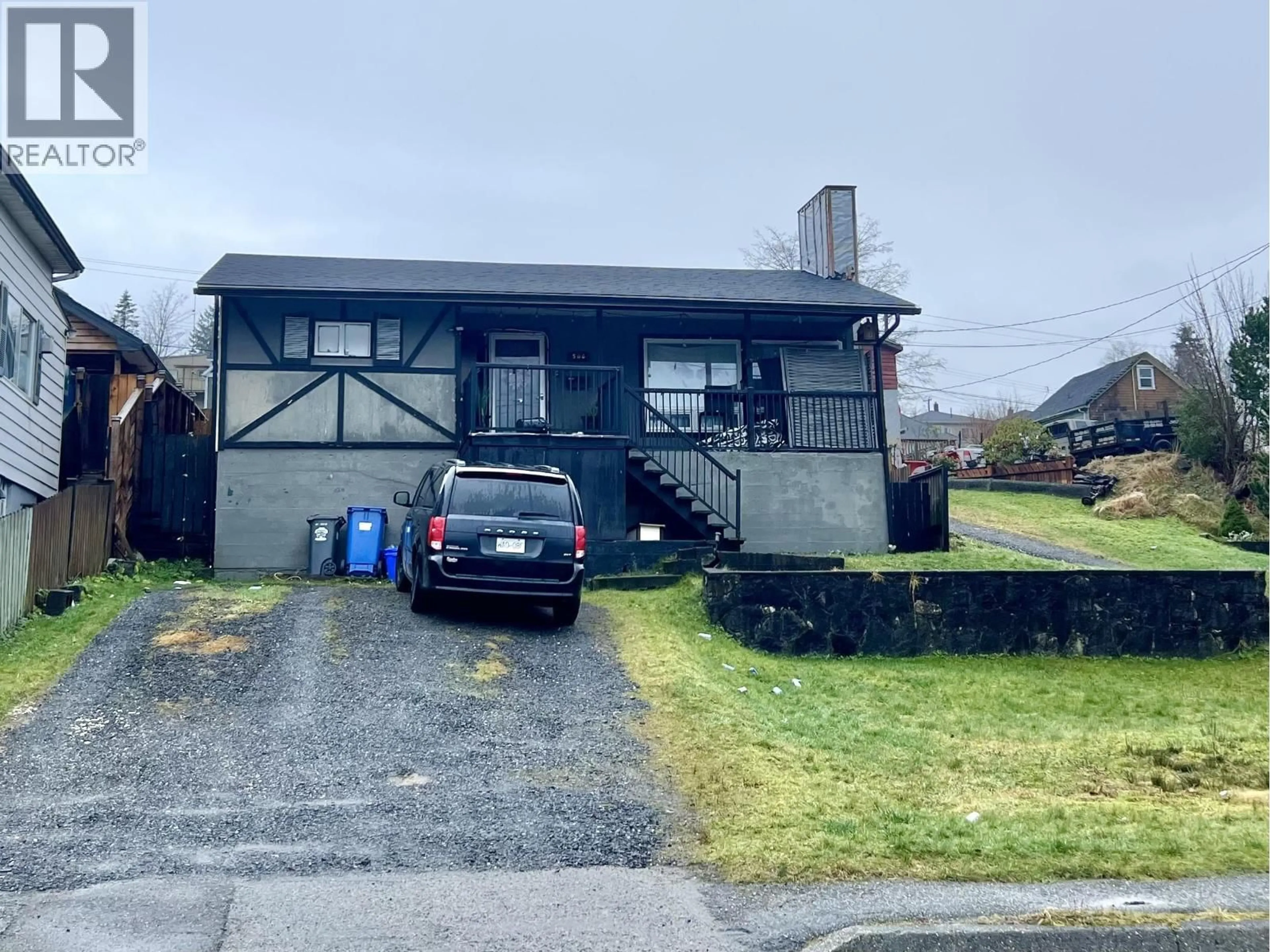 A pic from outside/outdoor area/front of a property/back of a property/a pic from drone, street for 500 8 AVENUE, Prince Rupert British Columbia V8J2P9