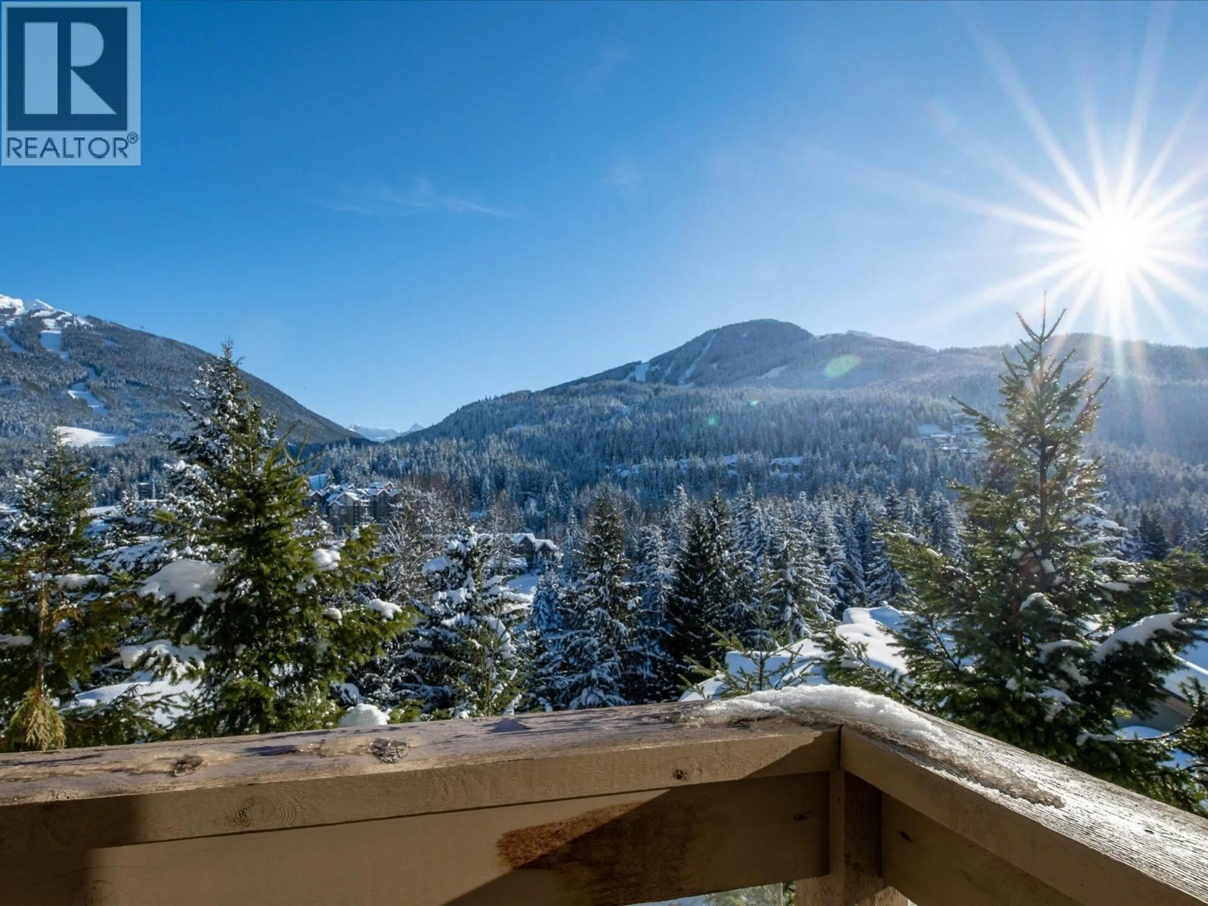 Balcony in the apartment, mountain view for 50 - 6127 EAGLE RIDGE CRESCENT, Whistler British Columbia V8E0W7