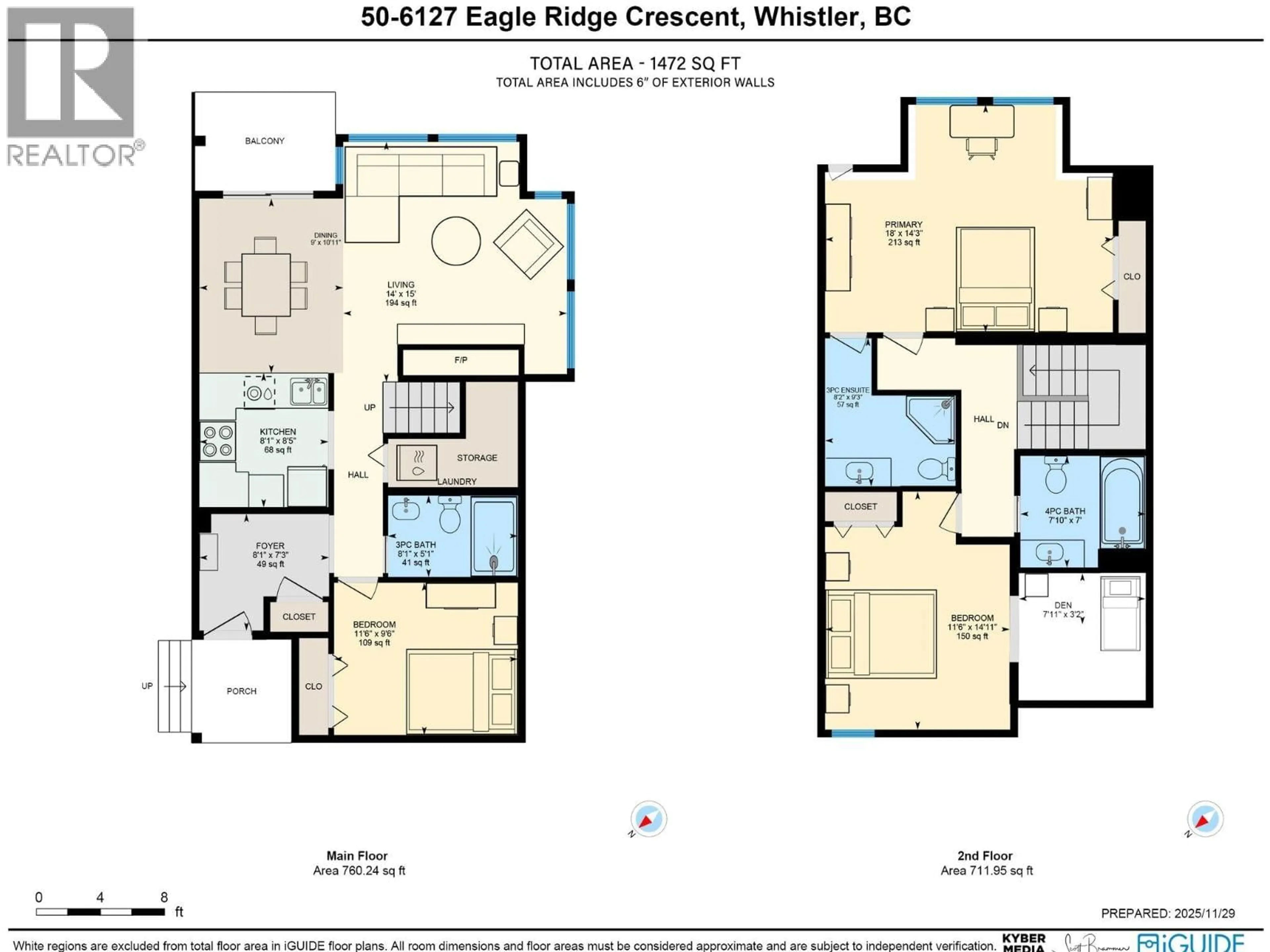 Floor plan for 50 - 6127 EAGLE RIDGE CRESCENT, Whistler British Columbia V8E0W7
