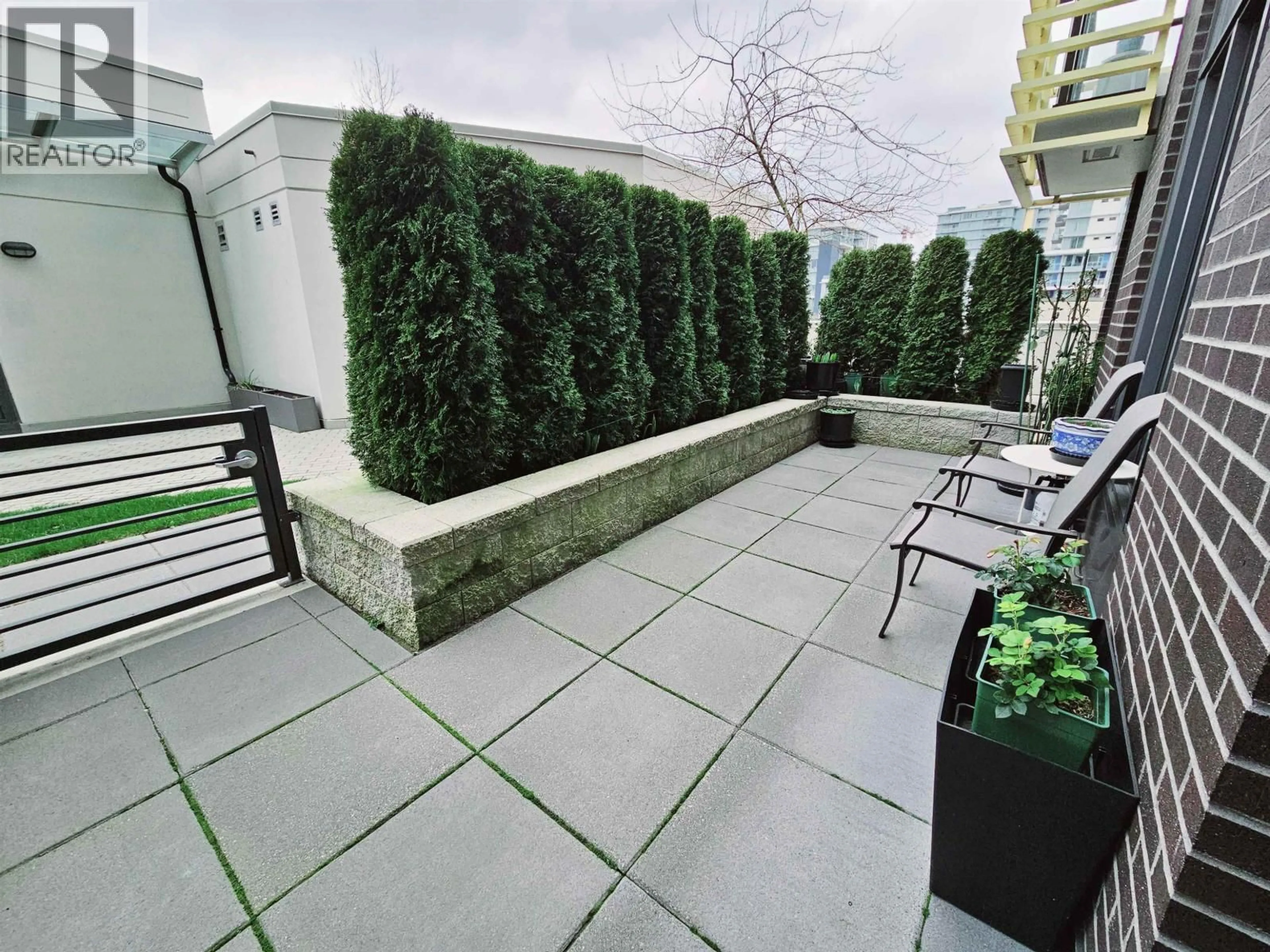 Patio, street for 307 - 3699 SEXSMITH ROAD, Richmond British Columbia V6X0W4