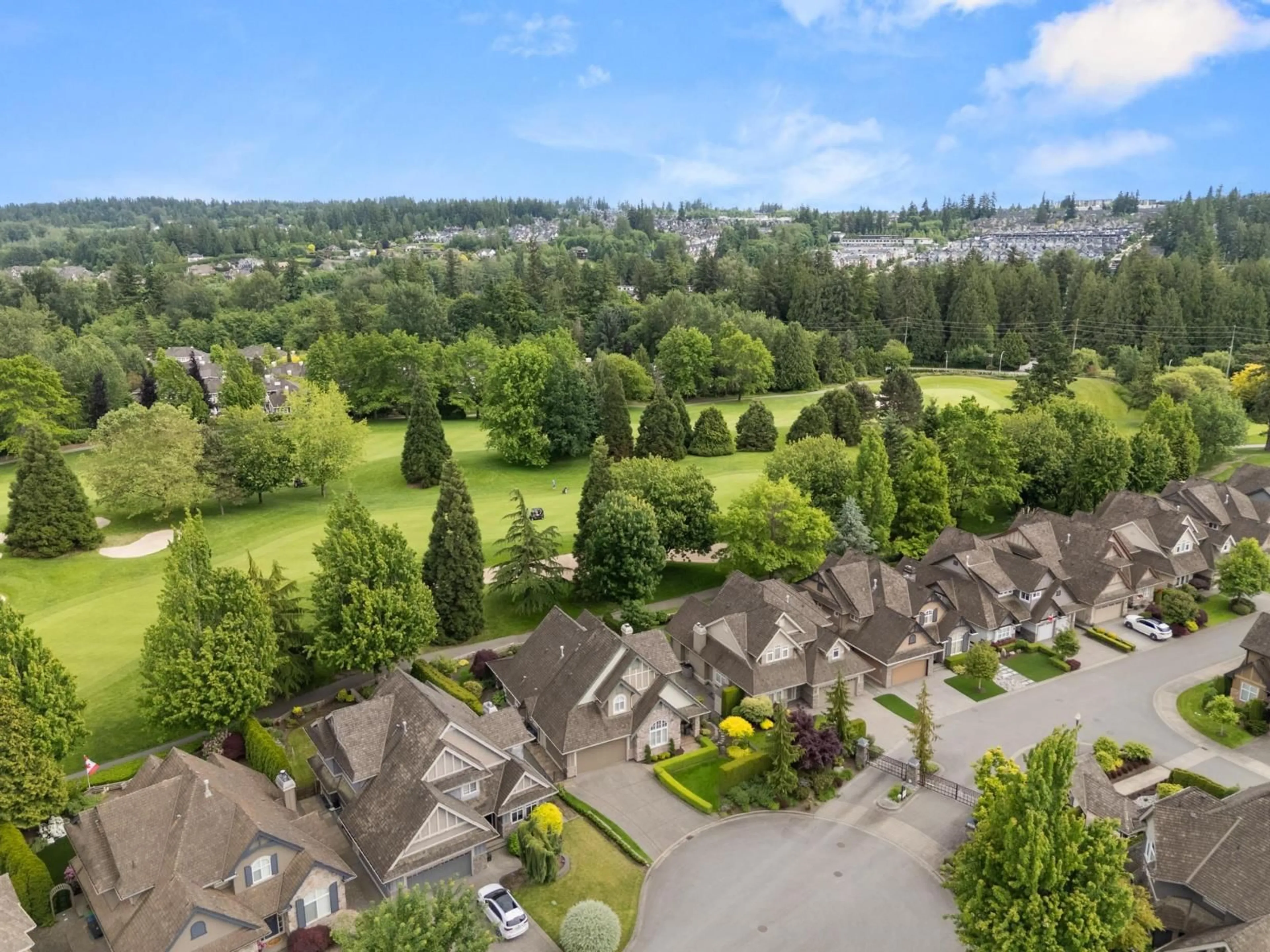 A pic from outside/outdoor area/front of a property/back of a property/a pic from drone, forest/trees view for 1 - 3300 157A STREET, Surrey British Columbia V3Z2P2