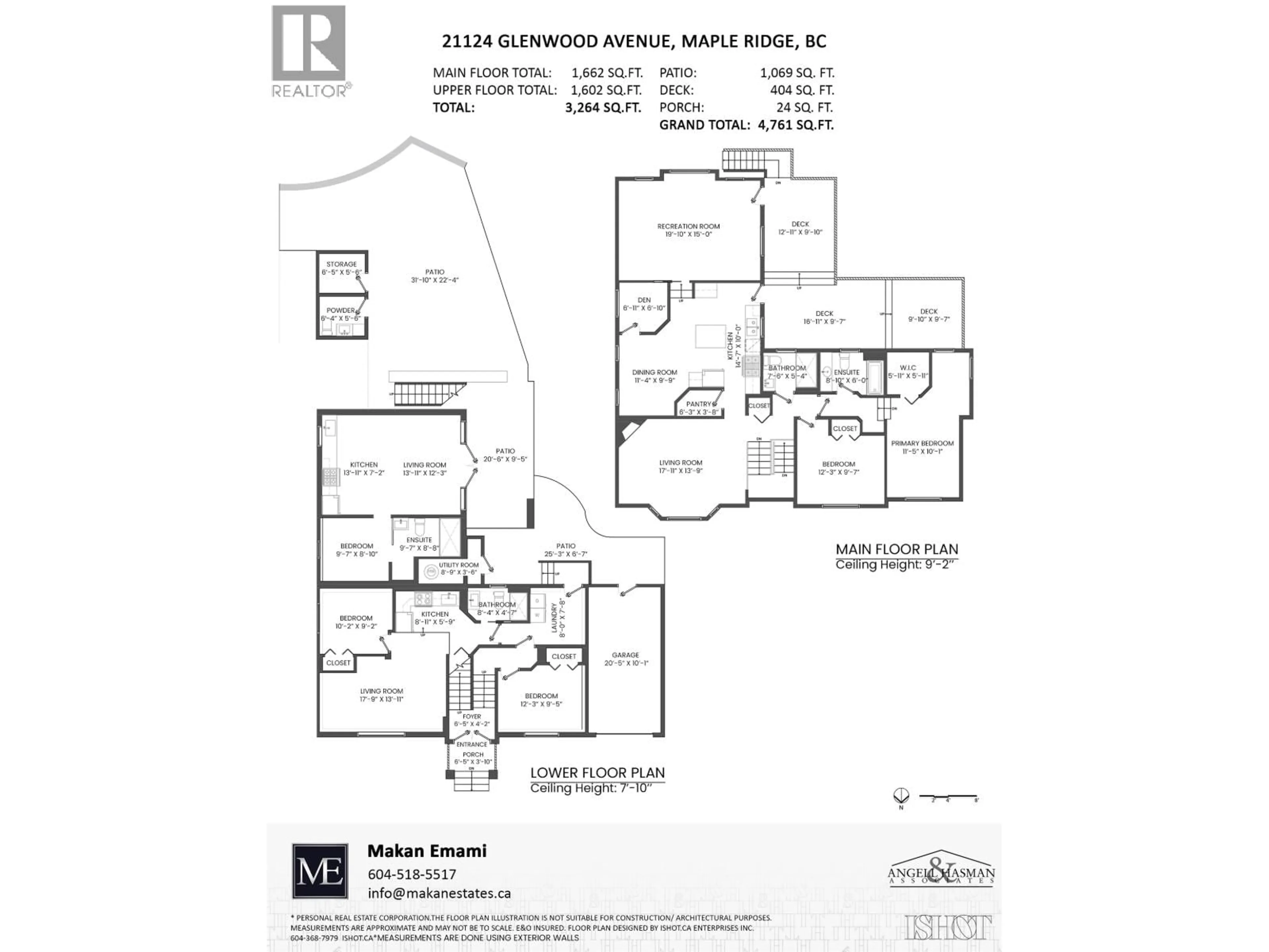 Floor plan for 21124 GLENWOOD AVENUE, Maple Ridge British Columbia V2X8K5