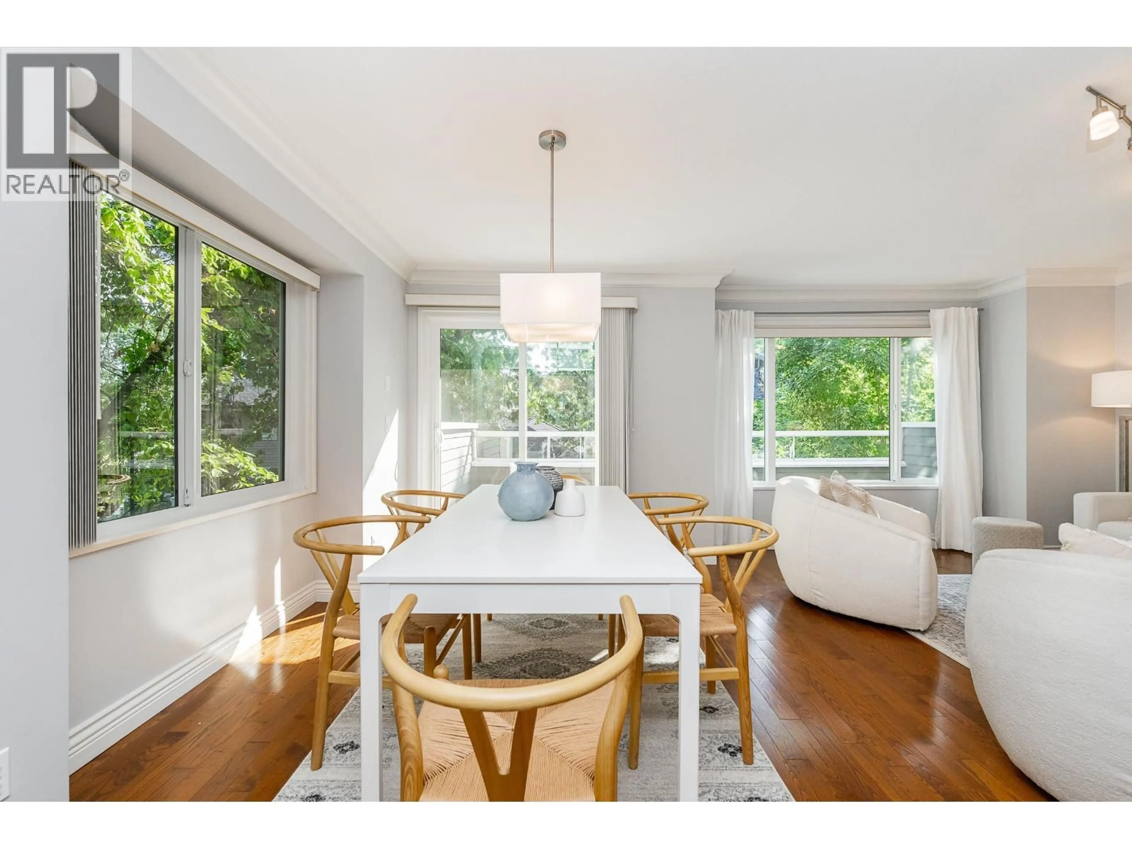 Dining room, wood/laminate floor for 4 - 181 RAVINE DRIVE, Port Moody British Columbia V3H4T3