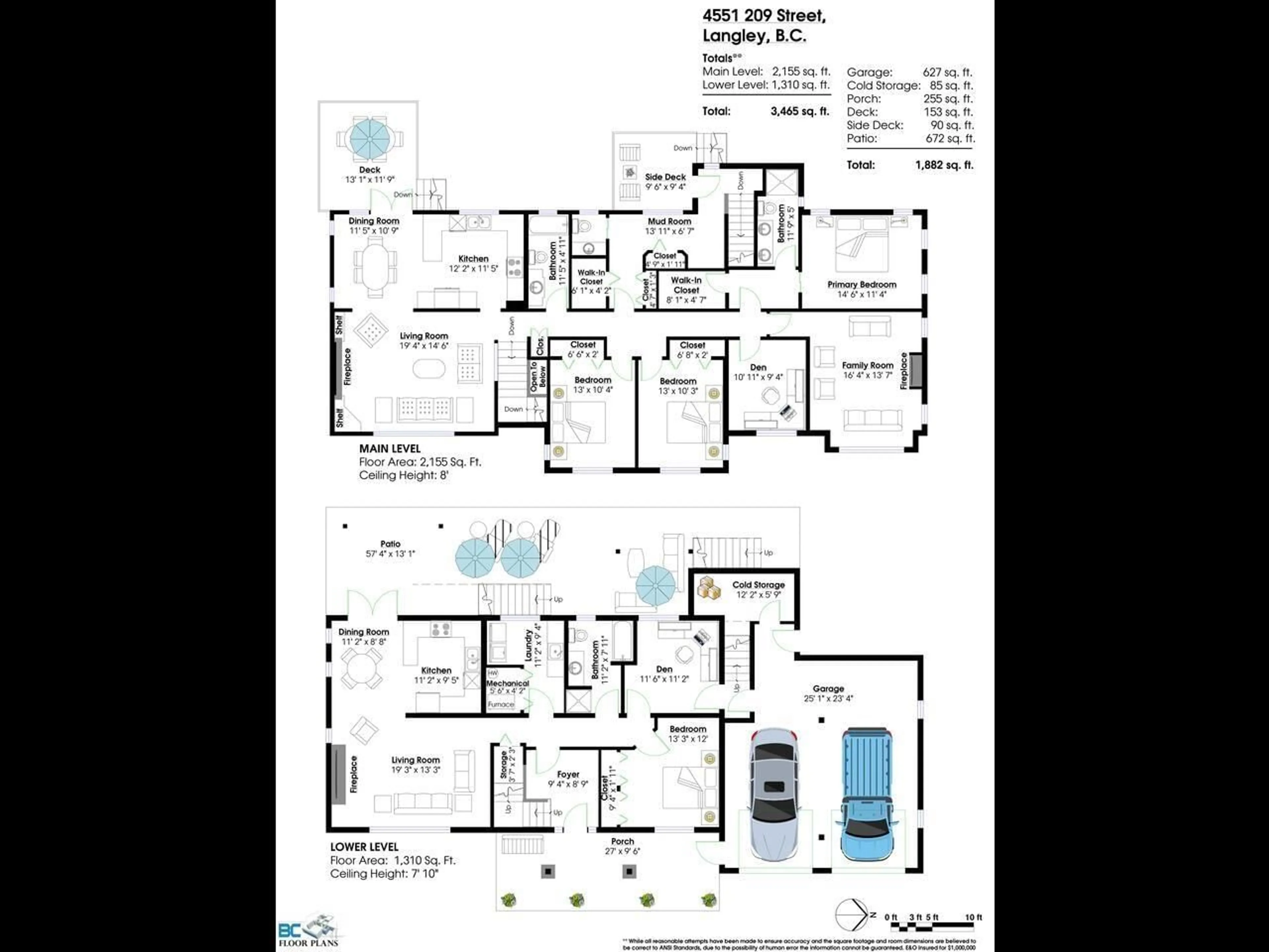 Floor plan for 4551 209 STREET, Langley British Columbia V3A2K7