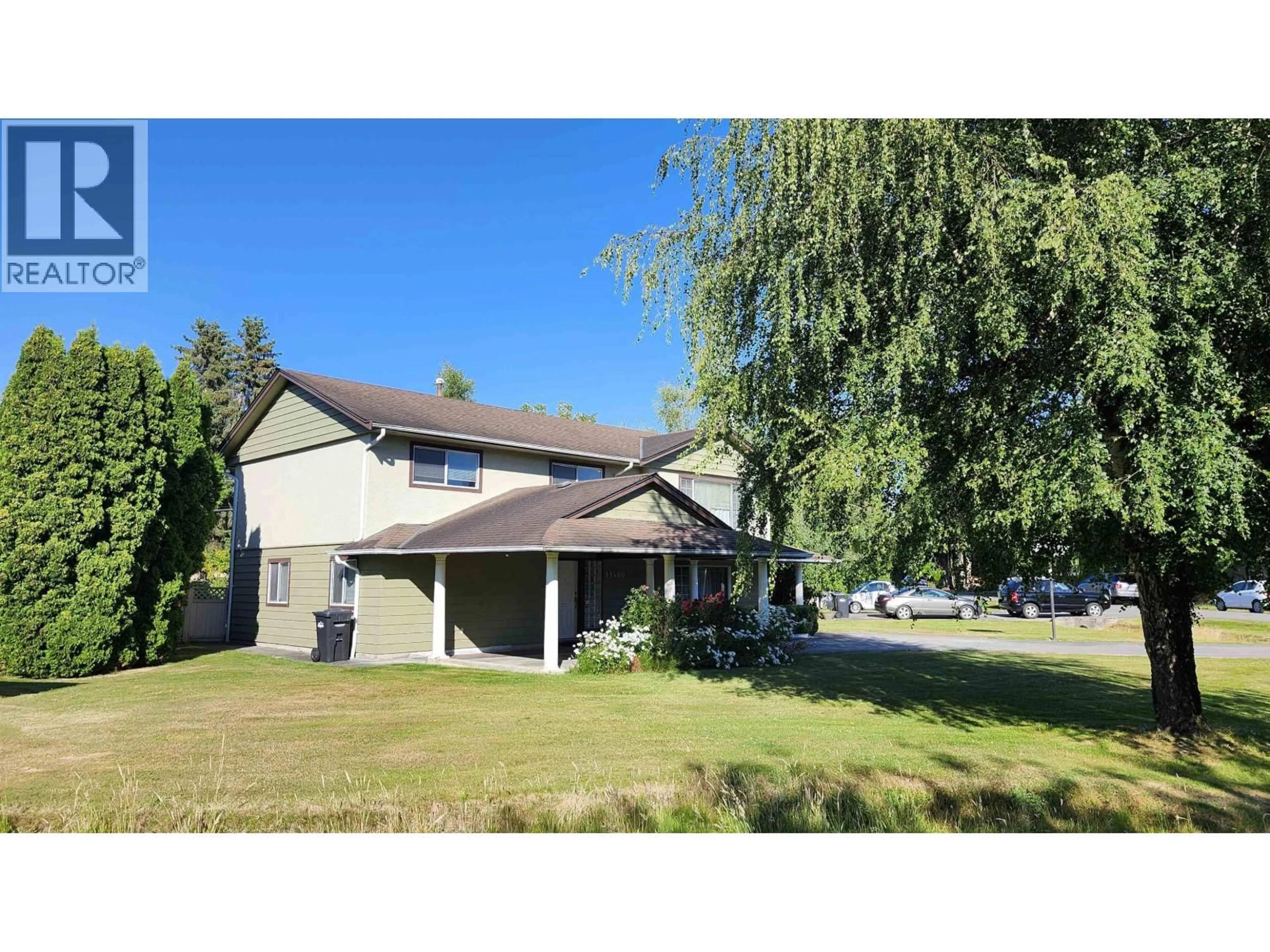 A pic from outside/outdoor area/front of a property/back of a property/a pic from drone, street for 11400 SEAFIELD CRESCENT, Richmond British Columbia V7A3J2