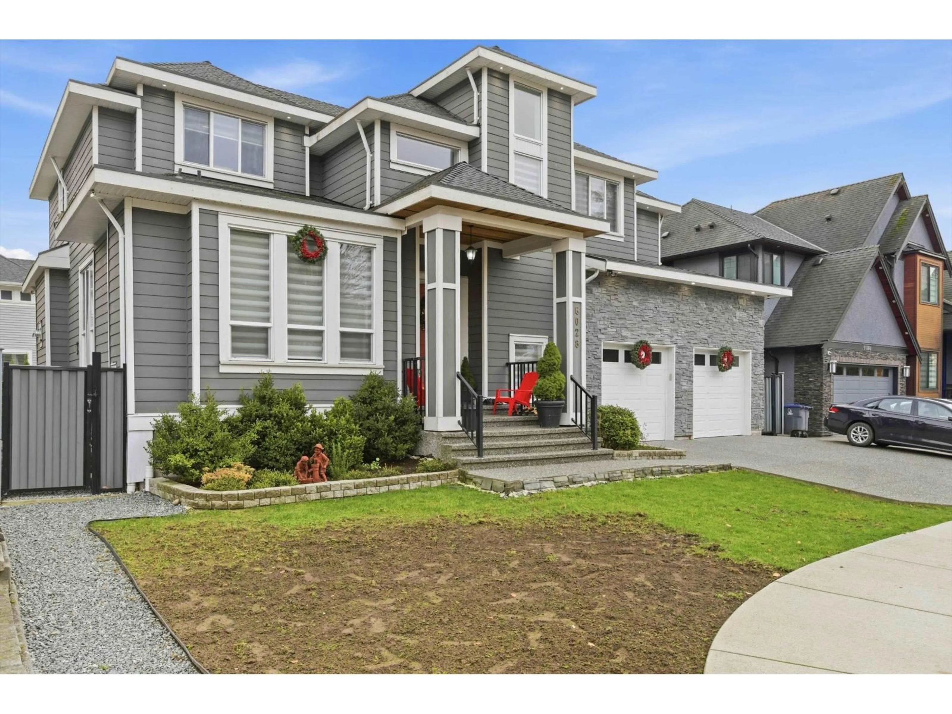 Home with vinyl exterior material, street for 6028 188 STREET, Surrey British Columbia V3S7V9