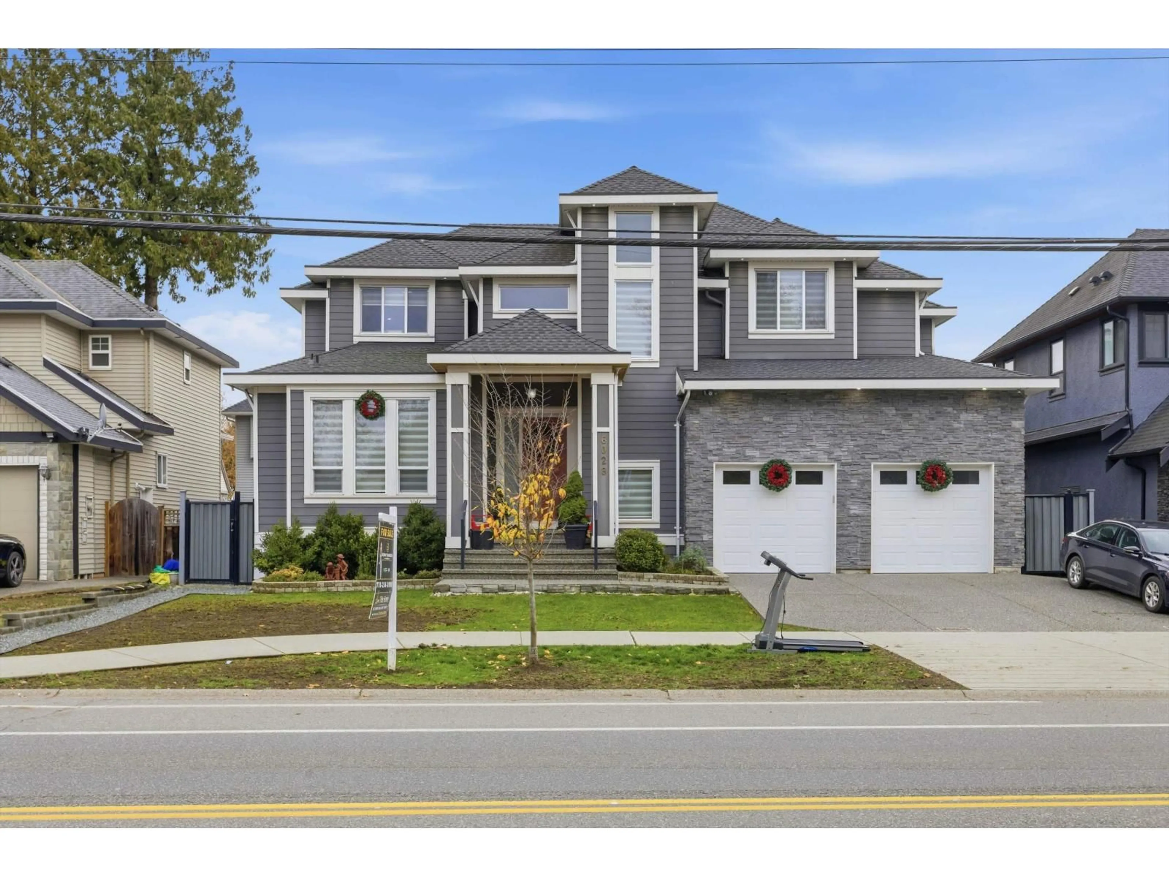 Home with brick exterior material, street for 6028 188 STREET, Surrey British Columbia V3S7V9