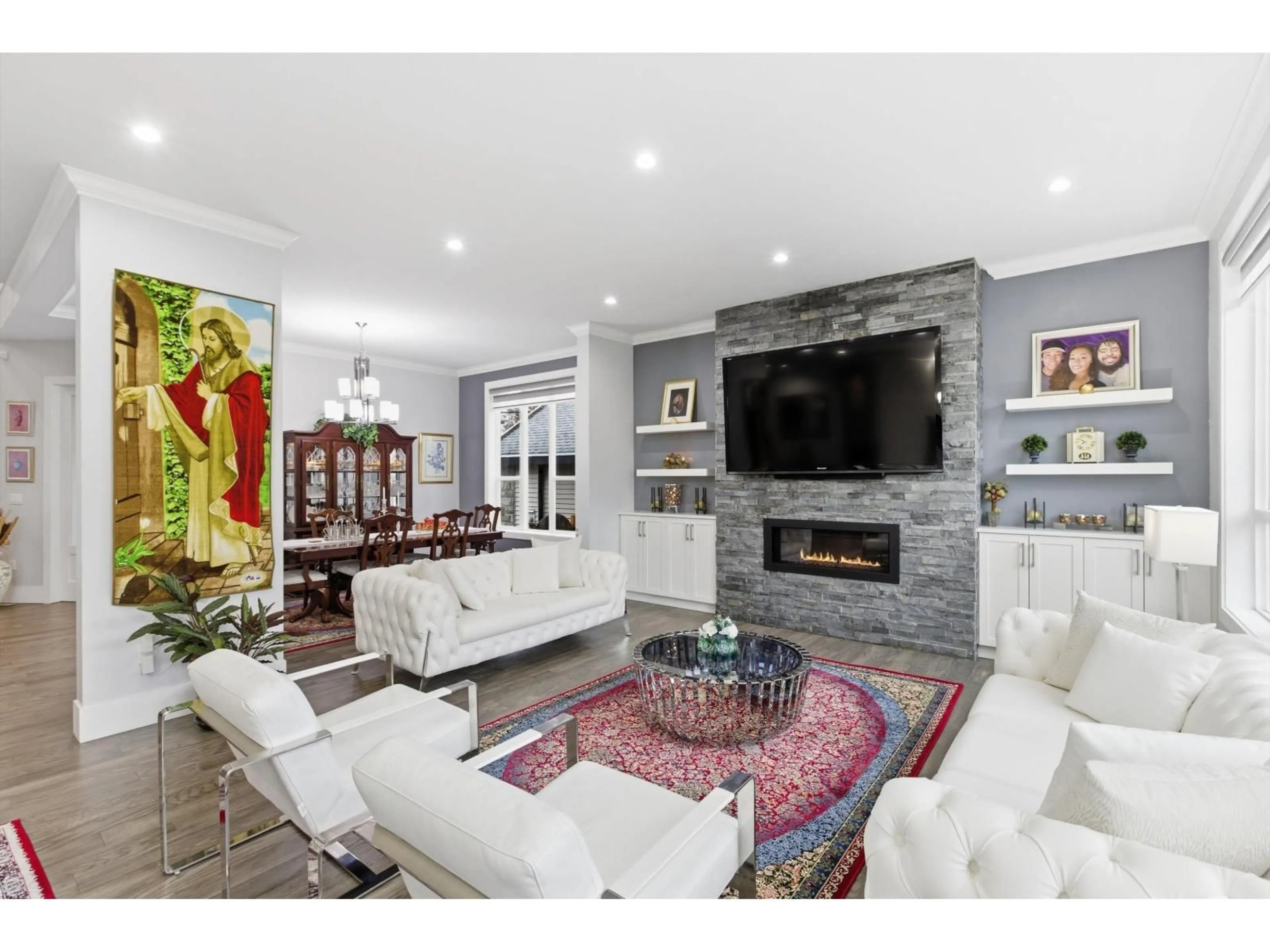 Living room with furniture, unknown for 6028 188 STREET, Surrey British Columbia V3S7V9