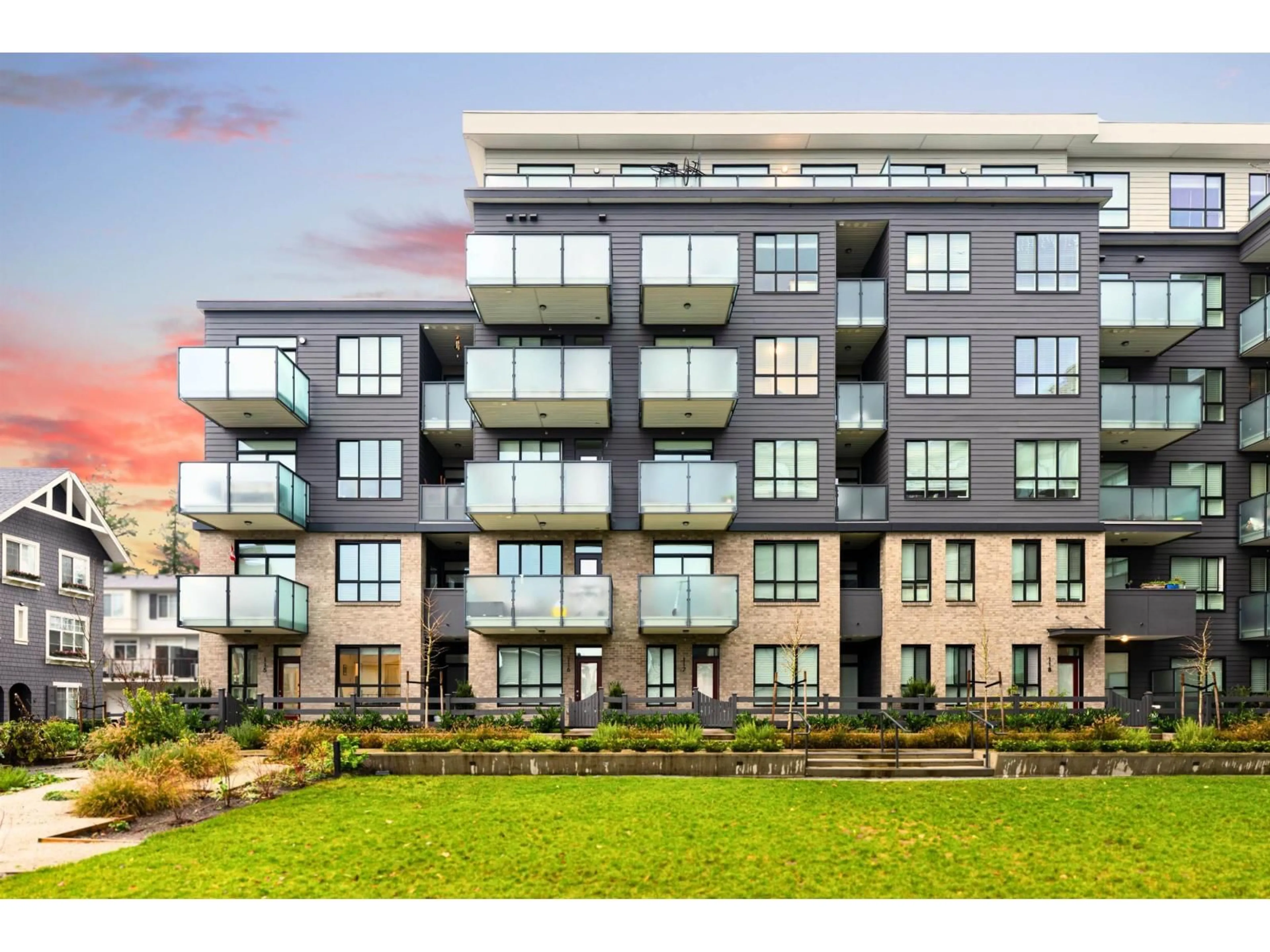 A pic from outside/outdoor area/front of a property/back of a property/a pic from drone, building for 115 - 15738 85 AVENUE, Surrey British Columbia V4N6W6