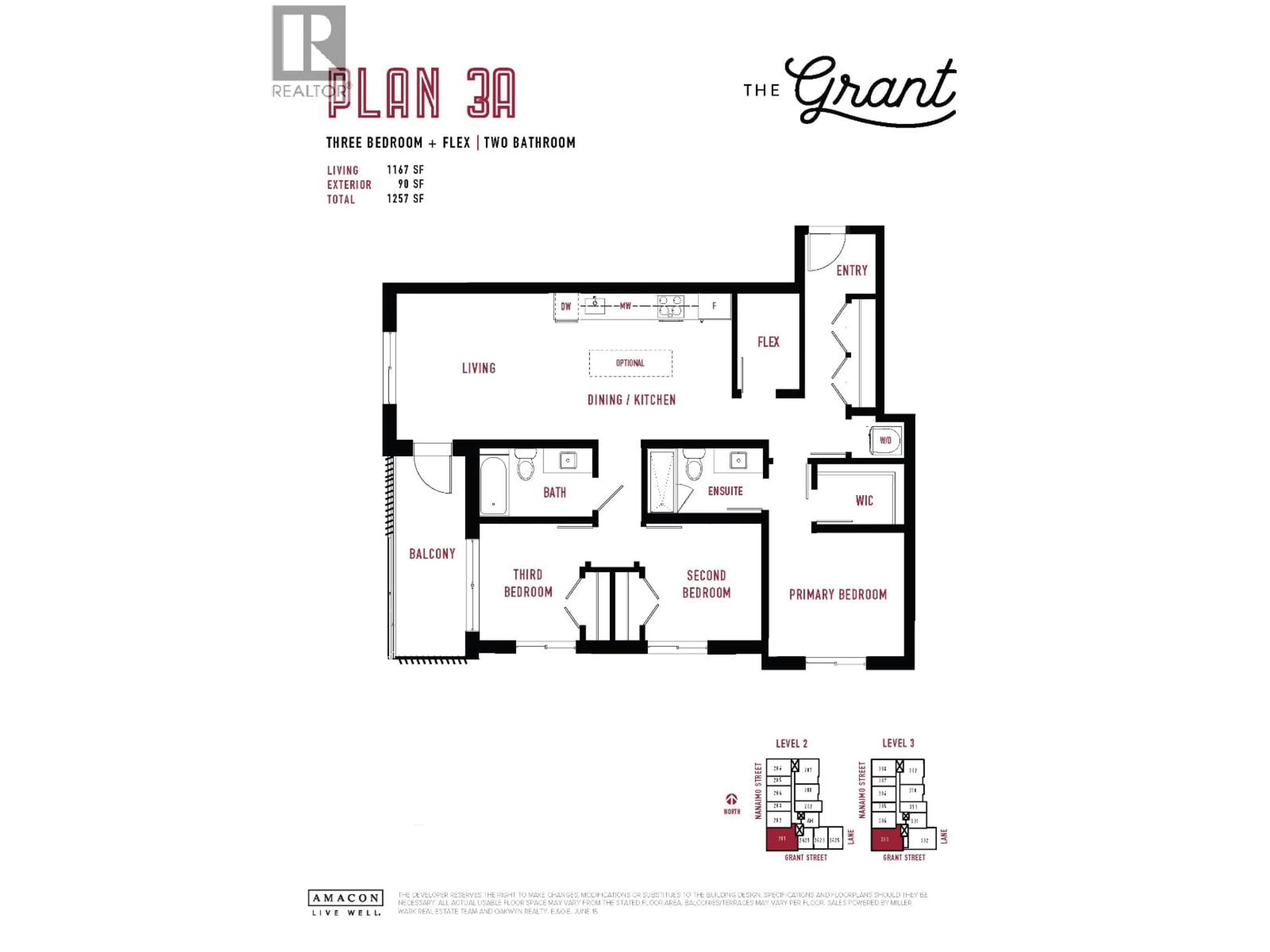 Floor plan for 303 - 2419 GRANT STREET, Vancouver British Columbia V5K3G5