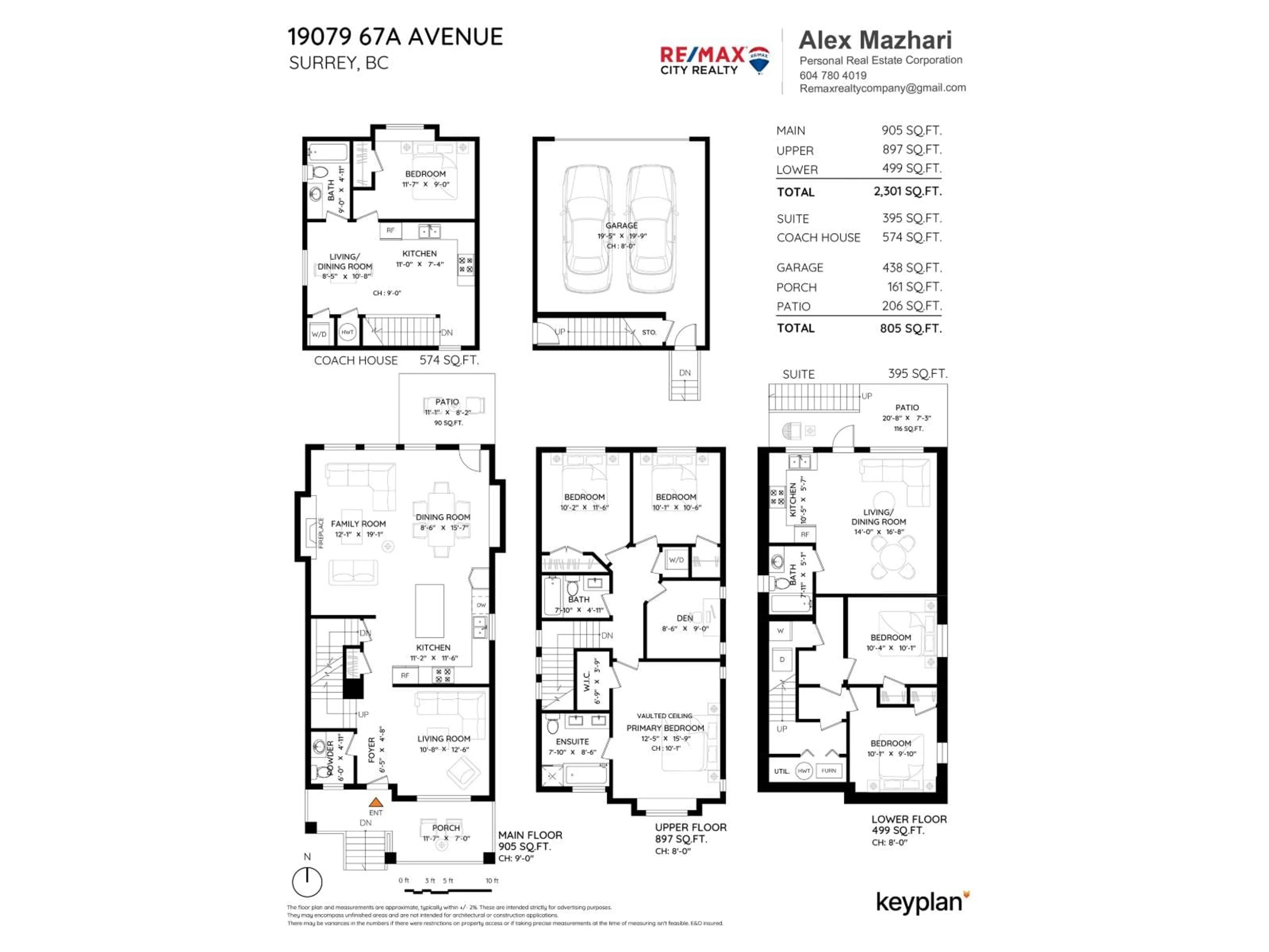Floor plan for 19079 67A AVENUE, Surrey British Columbia V4N6A6