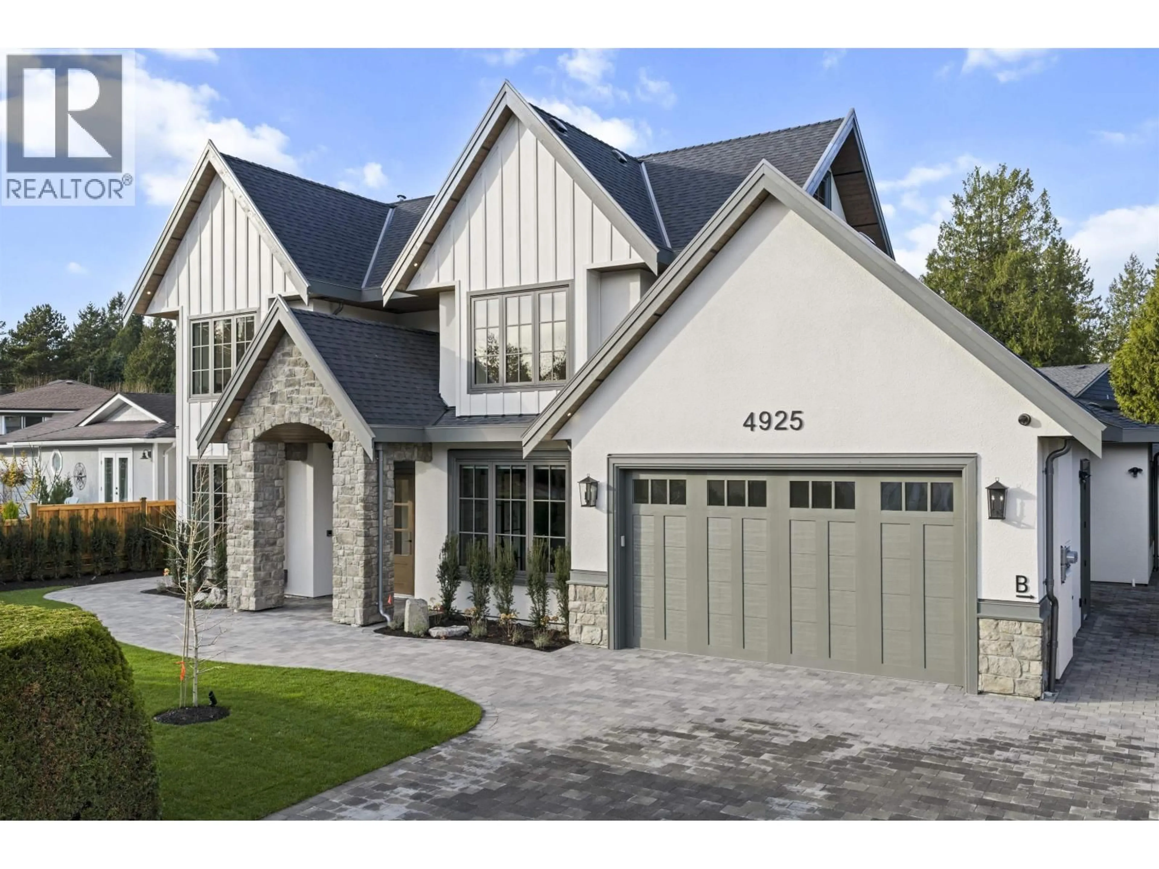 Home with vinyl exterior material, street for 4925 DOGWOOD DRIVE, Delta British Columbia V4M1M3