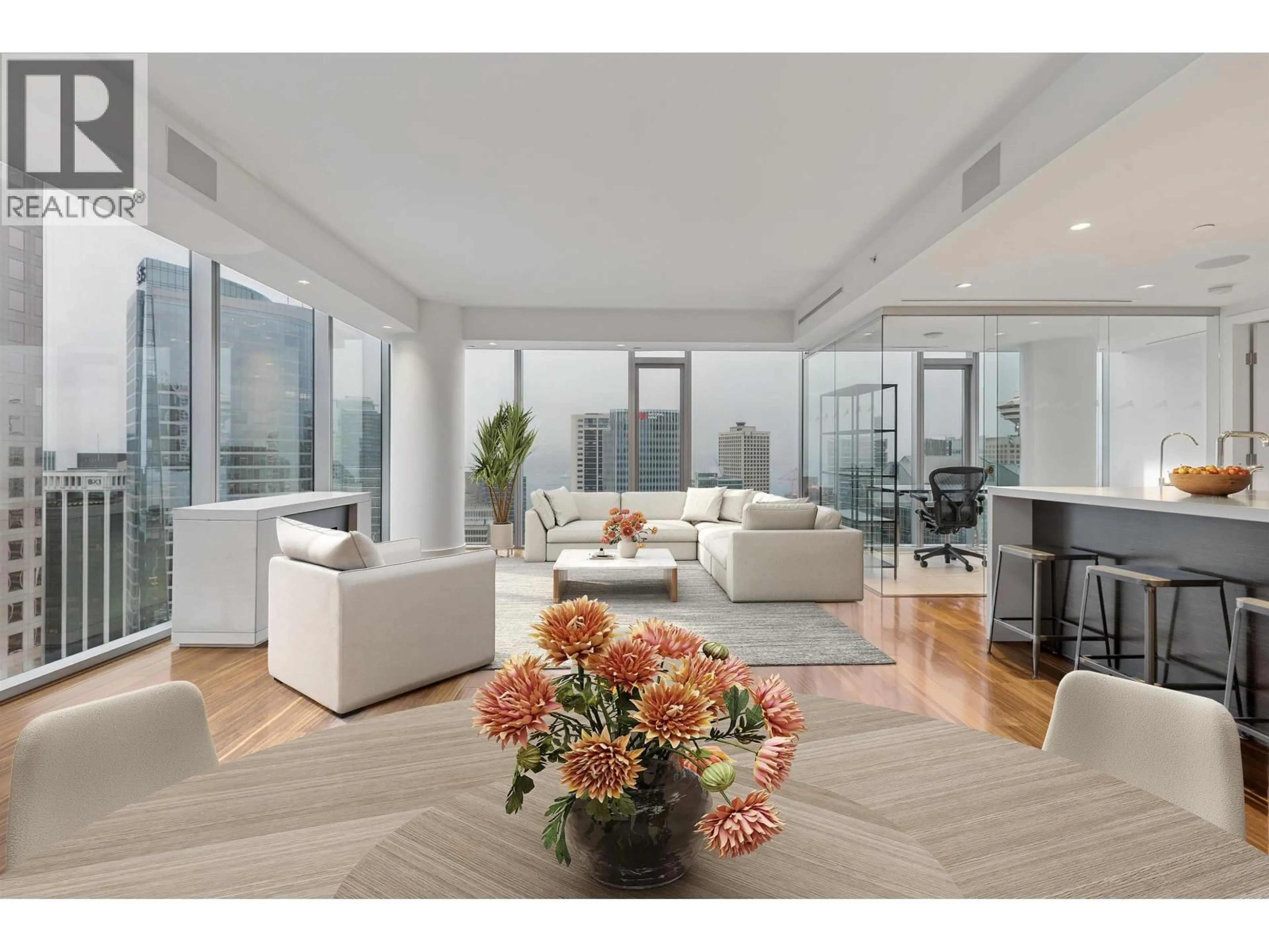 Living room with furniture, unknown for 2702 - 667 HOWE STREET, Vancouver British Columbia V6C0B5