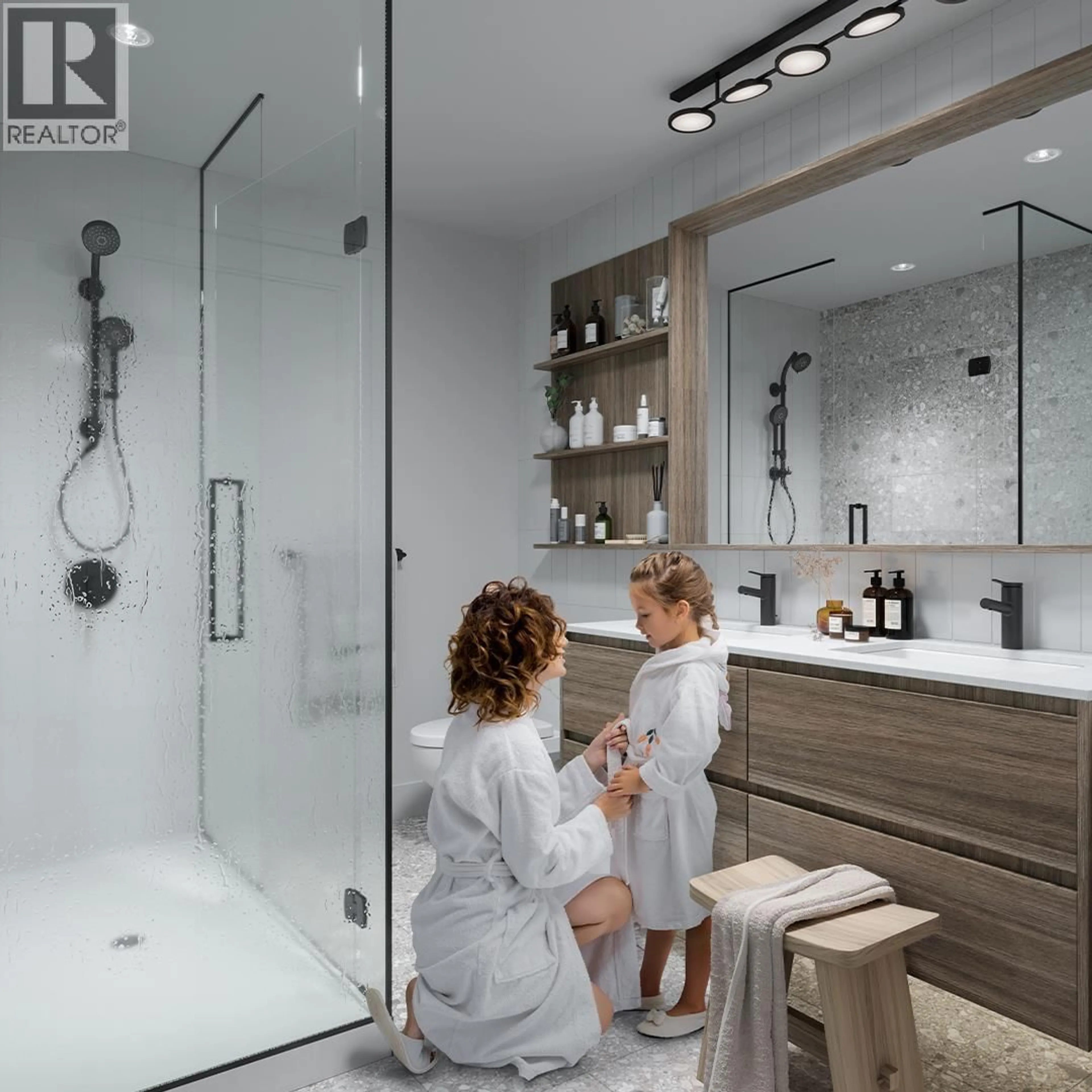 Contemporary bathroom, ceramic/tile floor for 443 - 1209 CECILE DRIVE, Port Moody British Columbia V5H1N1