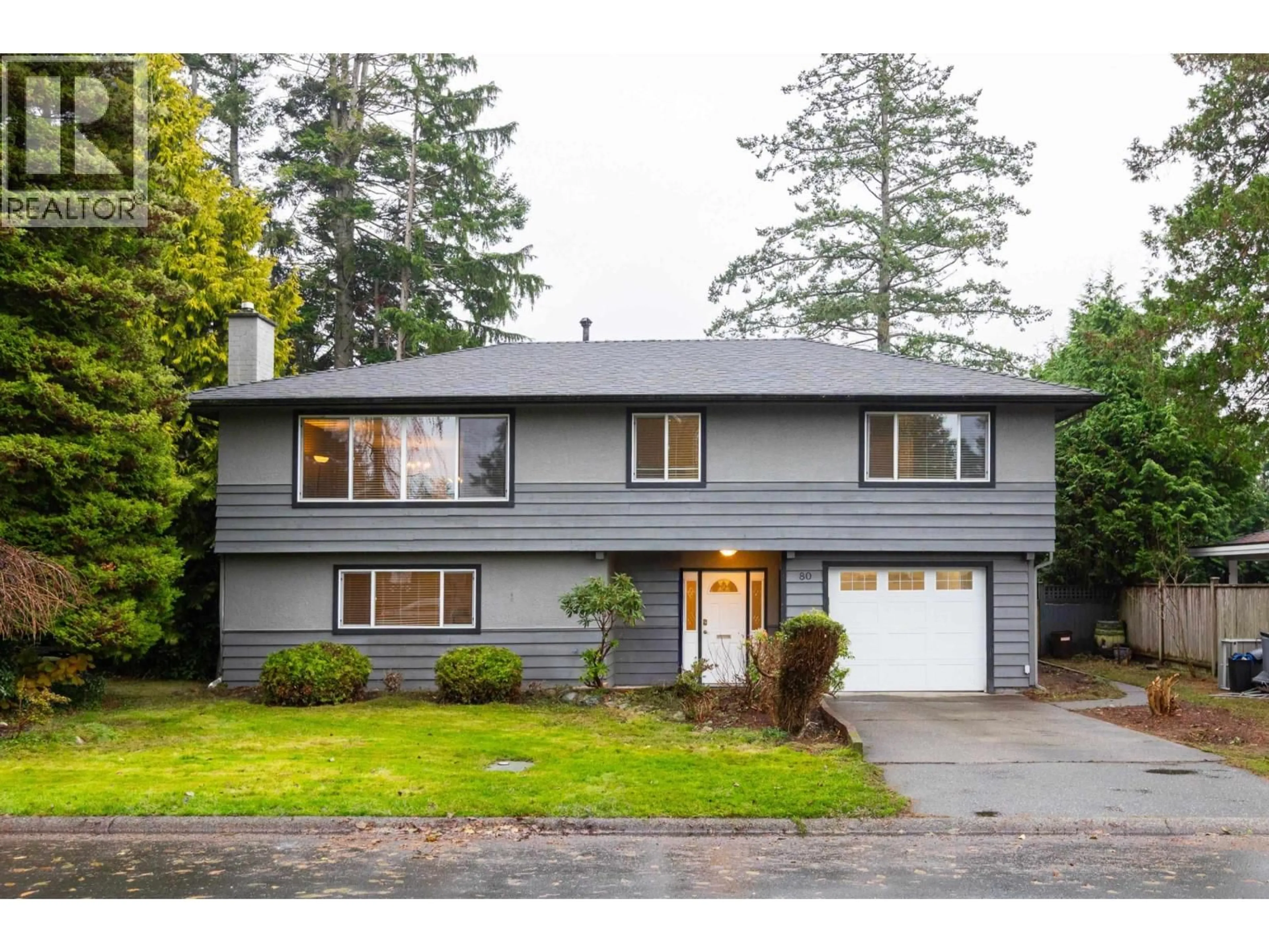 Home with vinyl exterior material, street for 80 53A STREET, Delta British Columbia V4M3C4