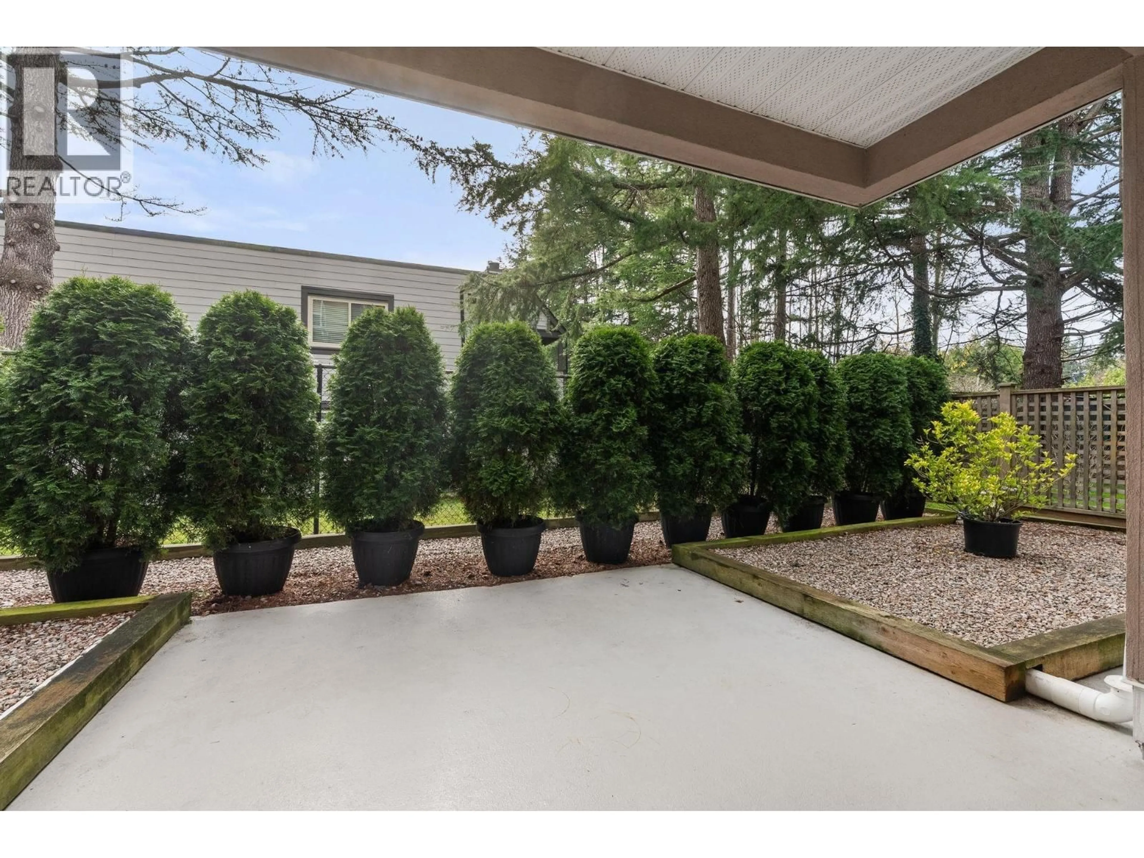 Patio, forest/trees view for 108 - 1153 54A STREET, Delta British Columbia V4M4E4