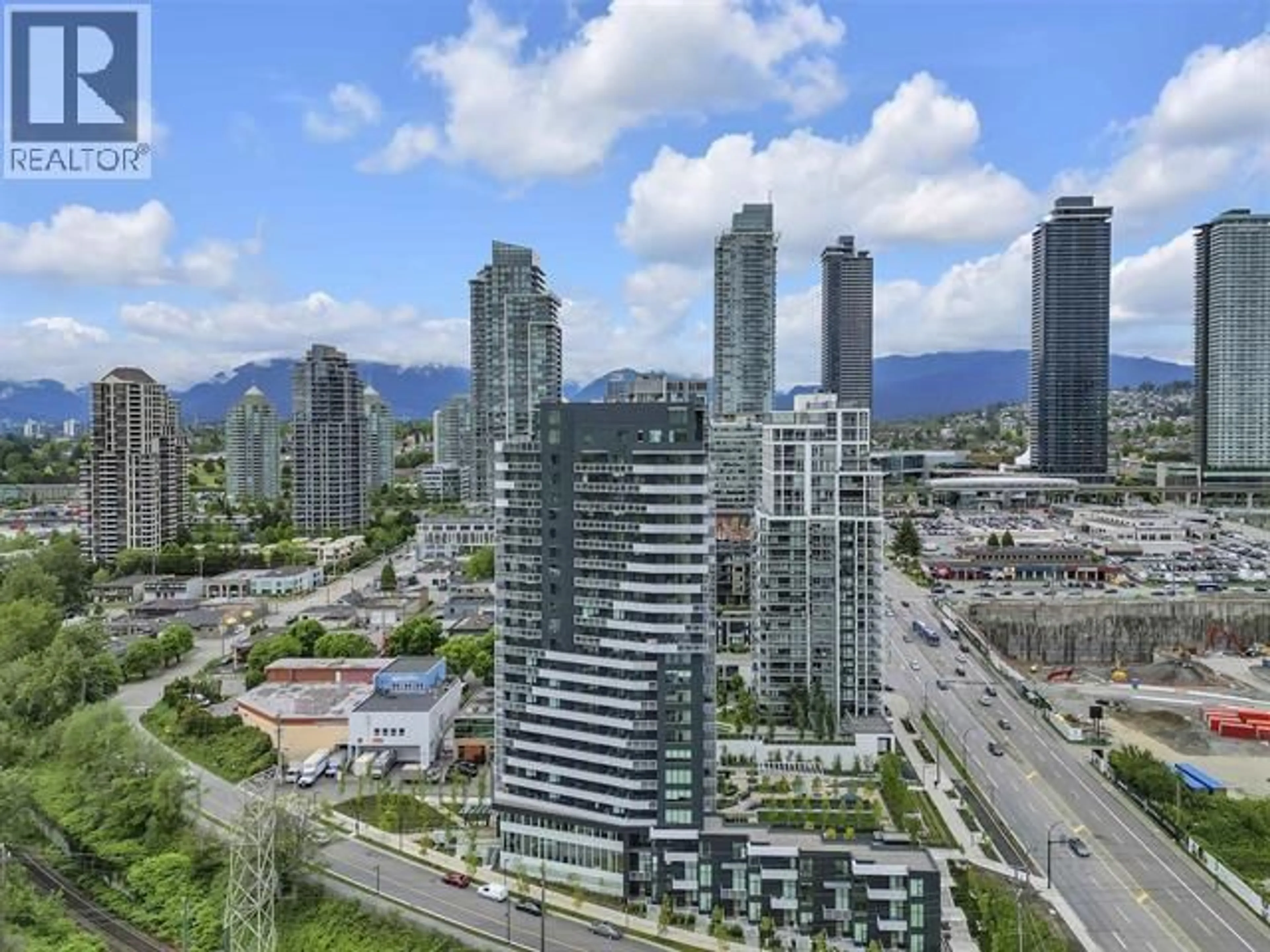 A pic from outside/outdoor area/front of a property/back of a property/a pic from drone, city buildings view from balcony for 301 - 4433 ALASKA STREET, Burnaby British Columbia V5C0N3