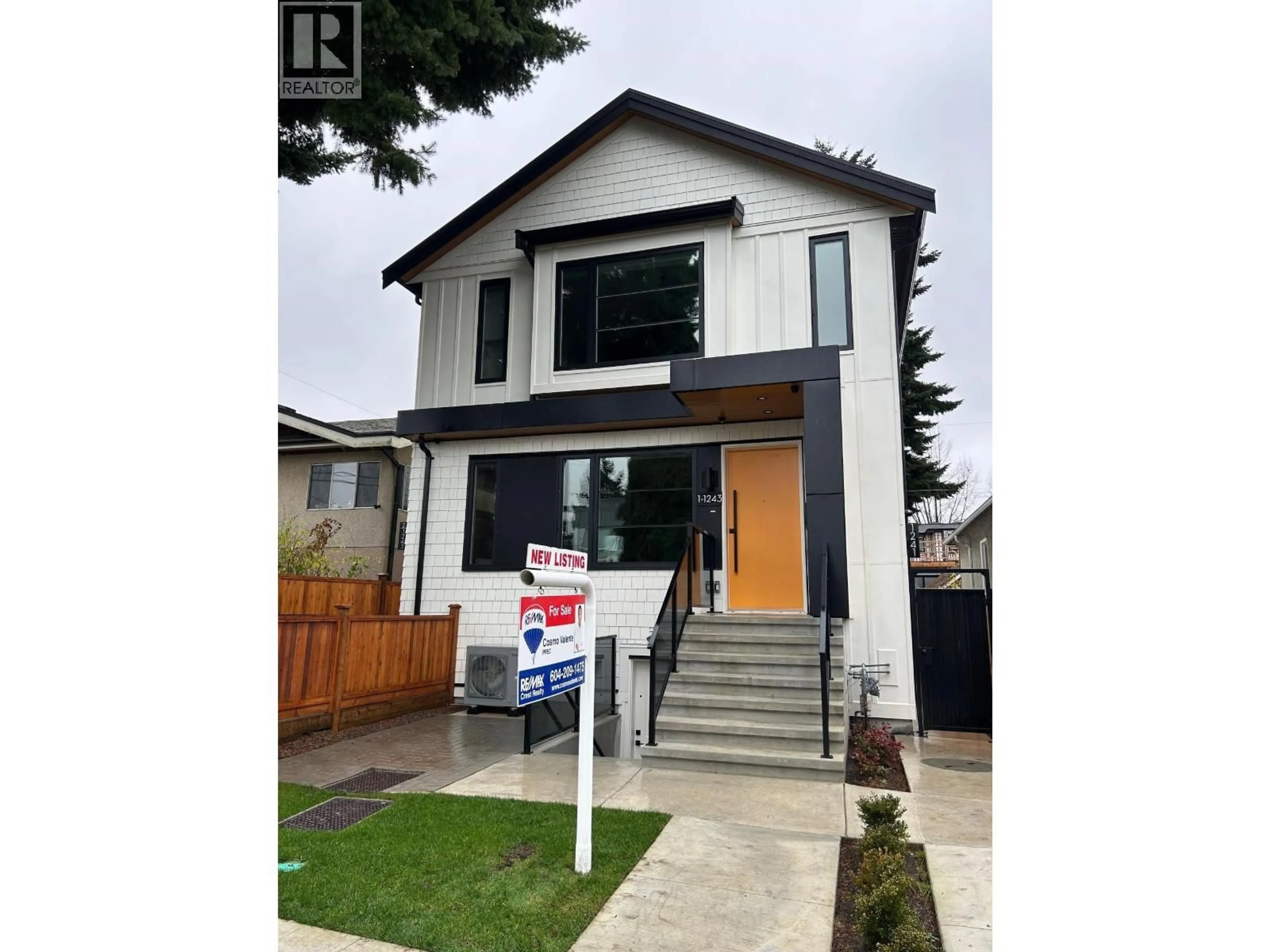 Home with vinyl exterior material, street for 2 - 1243 NOOTKA STREET, Vancouver British Columbia V5K4E6