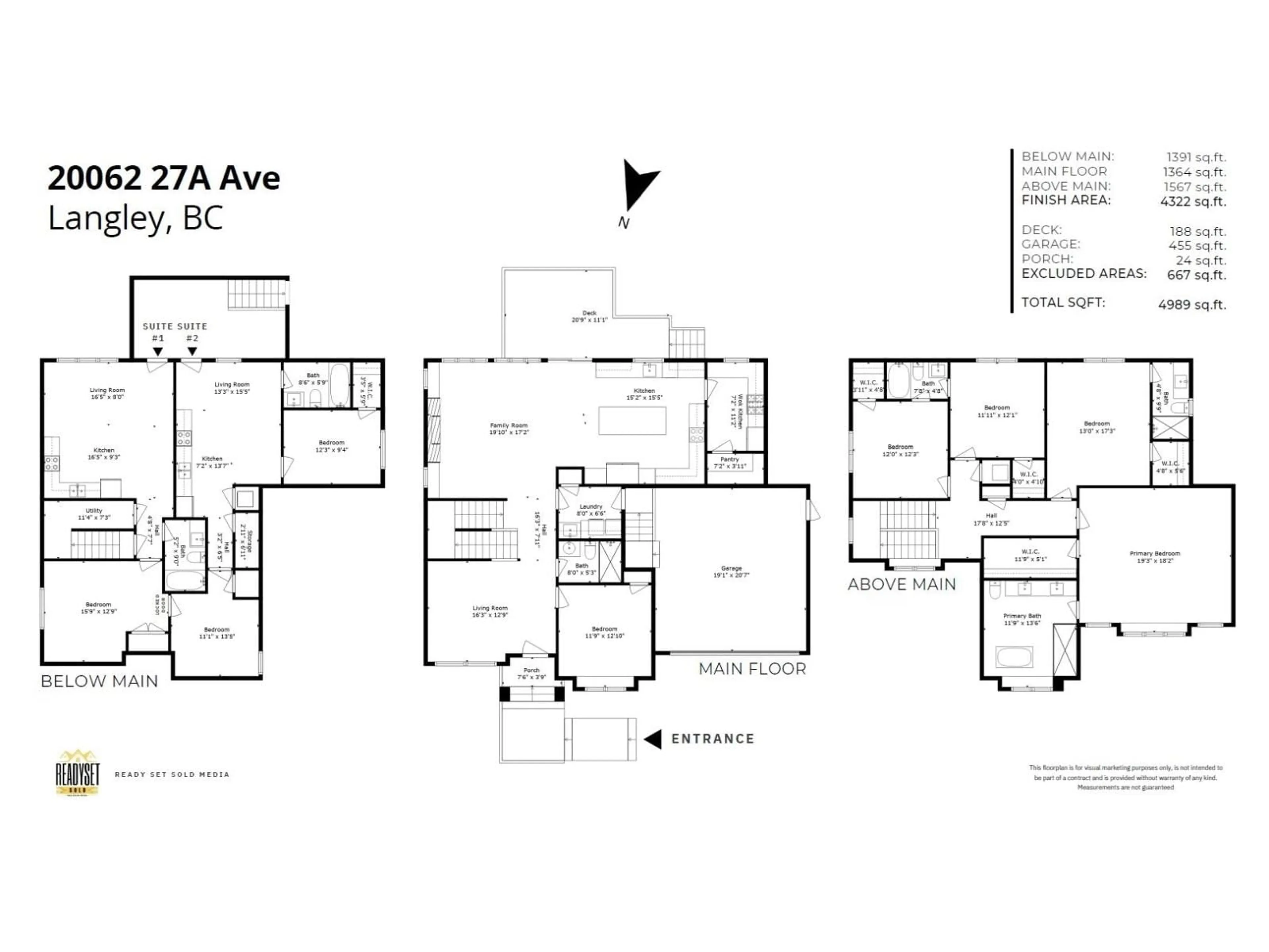 Floor plan for 20062 27A AVENUE, Langley British Columbia V2Z0B6