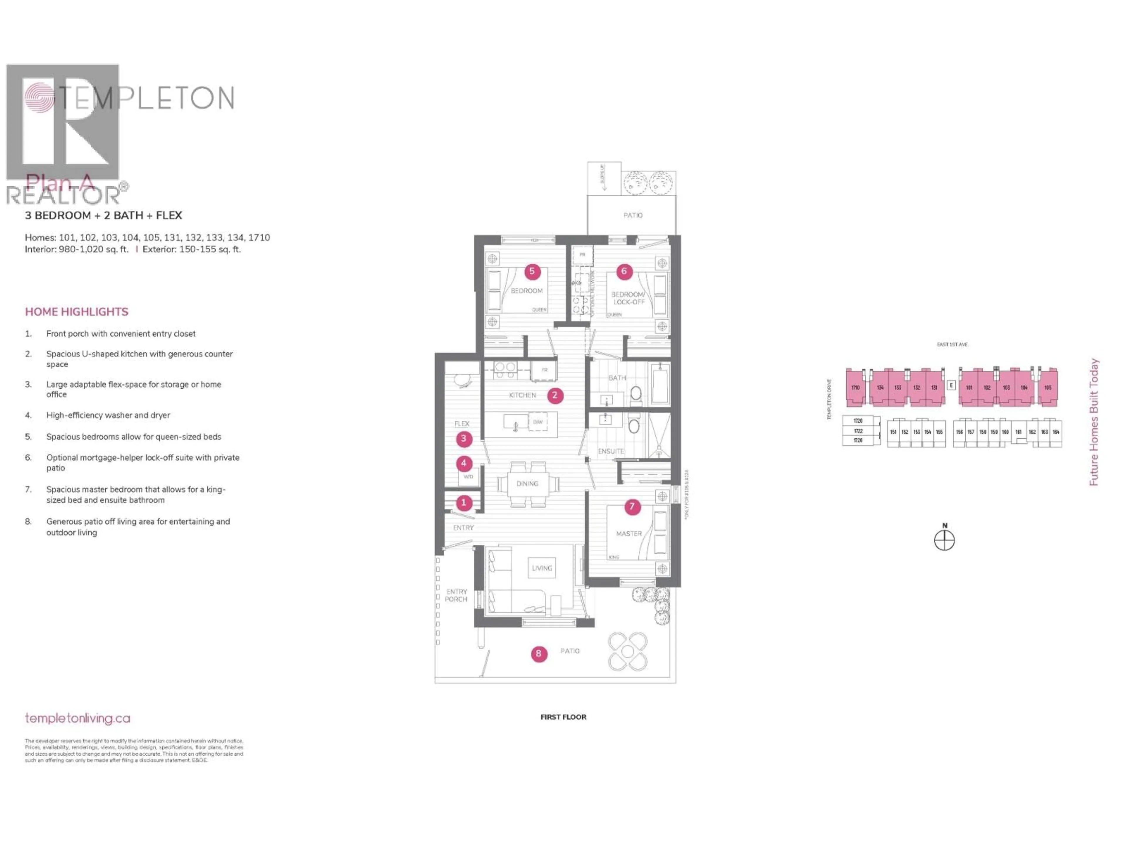 Floor plan for 131 - 2250 1ST AVENUE, Vancouver British Columbia V5N1B6