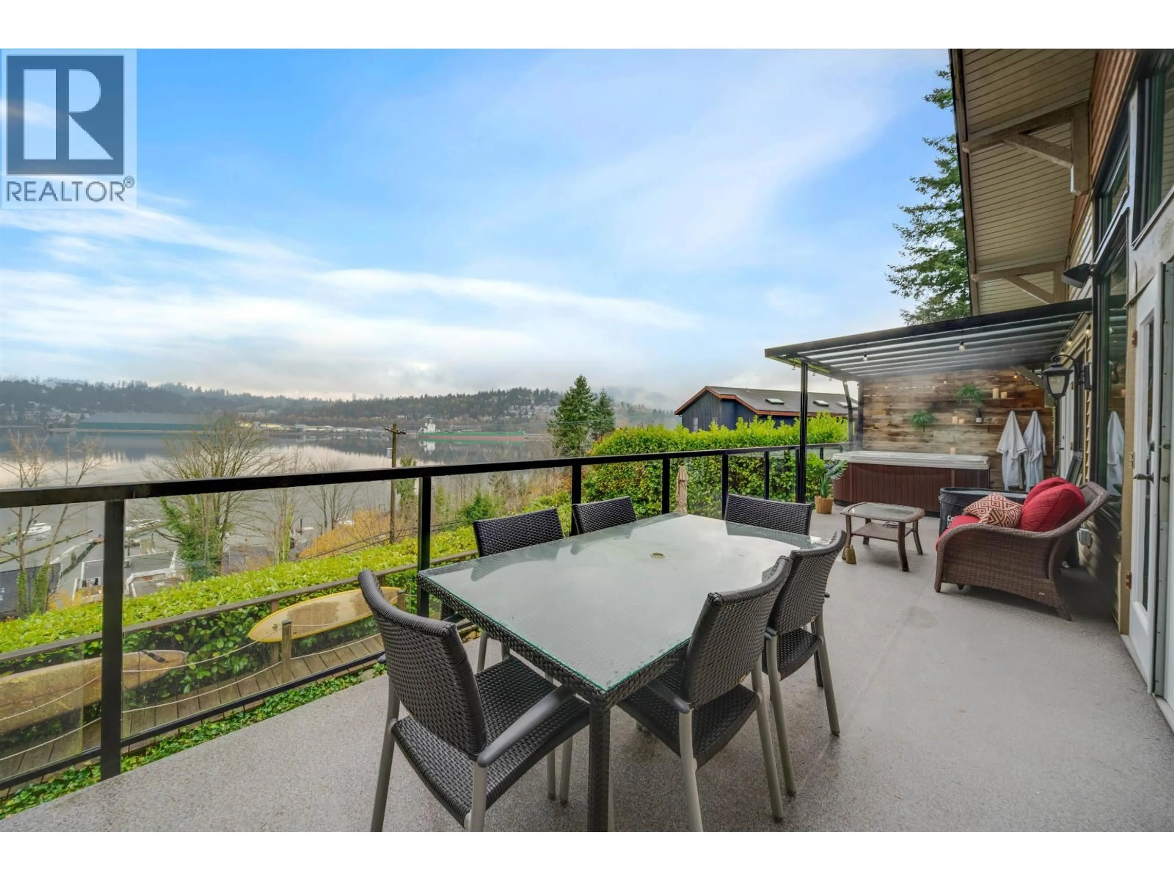 Patio, water/lake/river/ocean view for 920 BARBER STREET, Port Moody British Columbia V3H3V4