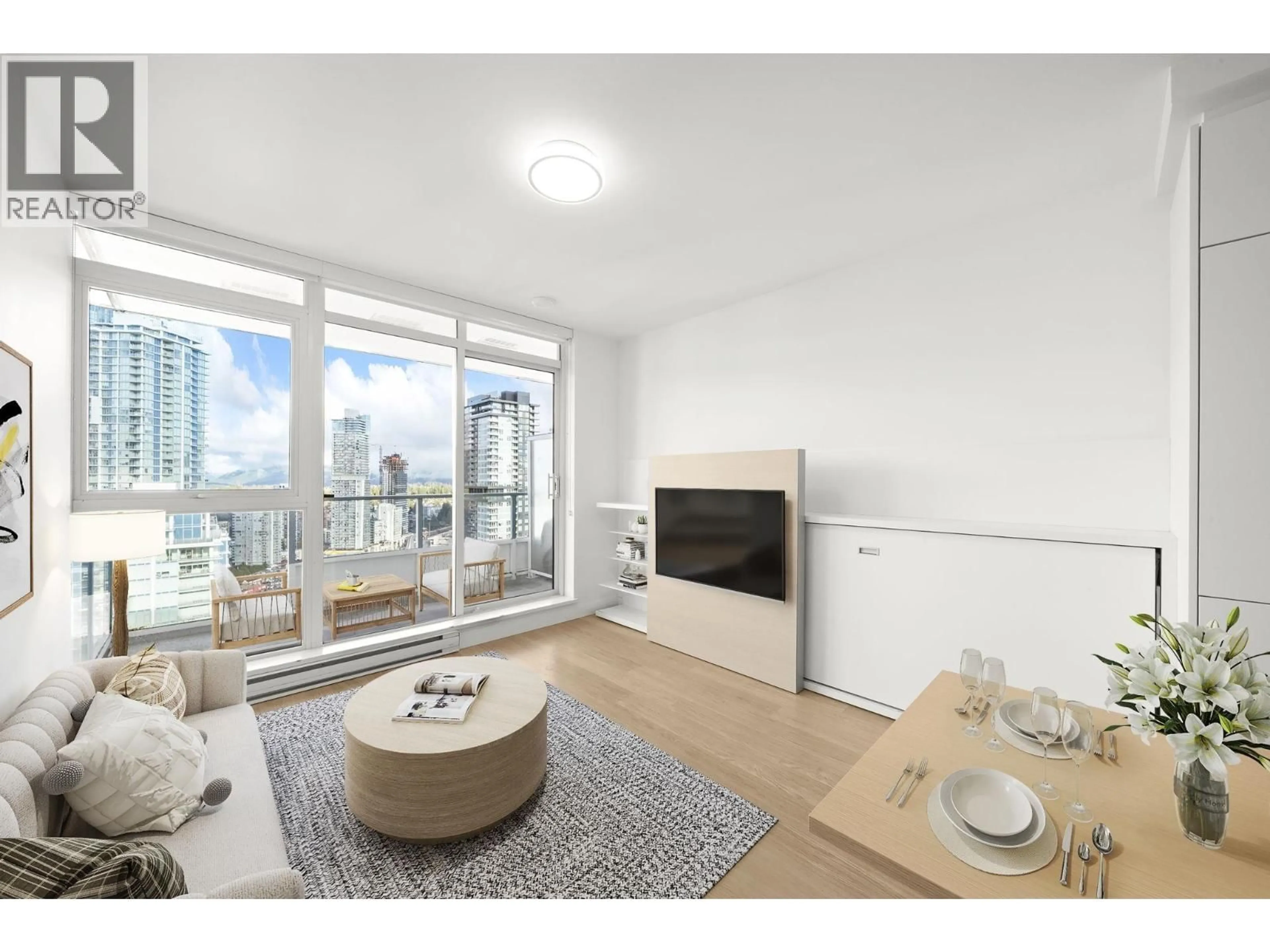 Living room with furniture, unknown for 3401 - 657 WHITING WAY, Coquitlam British Columbia V3J0J6