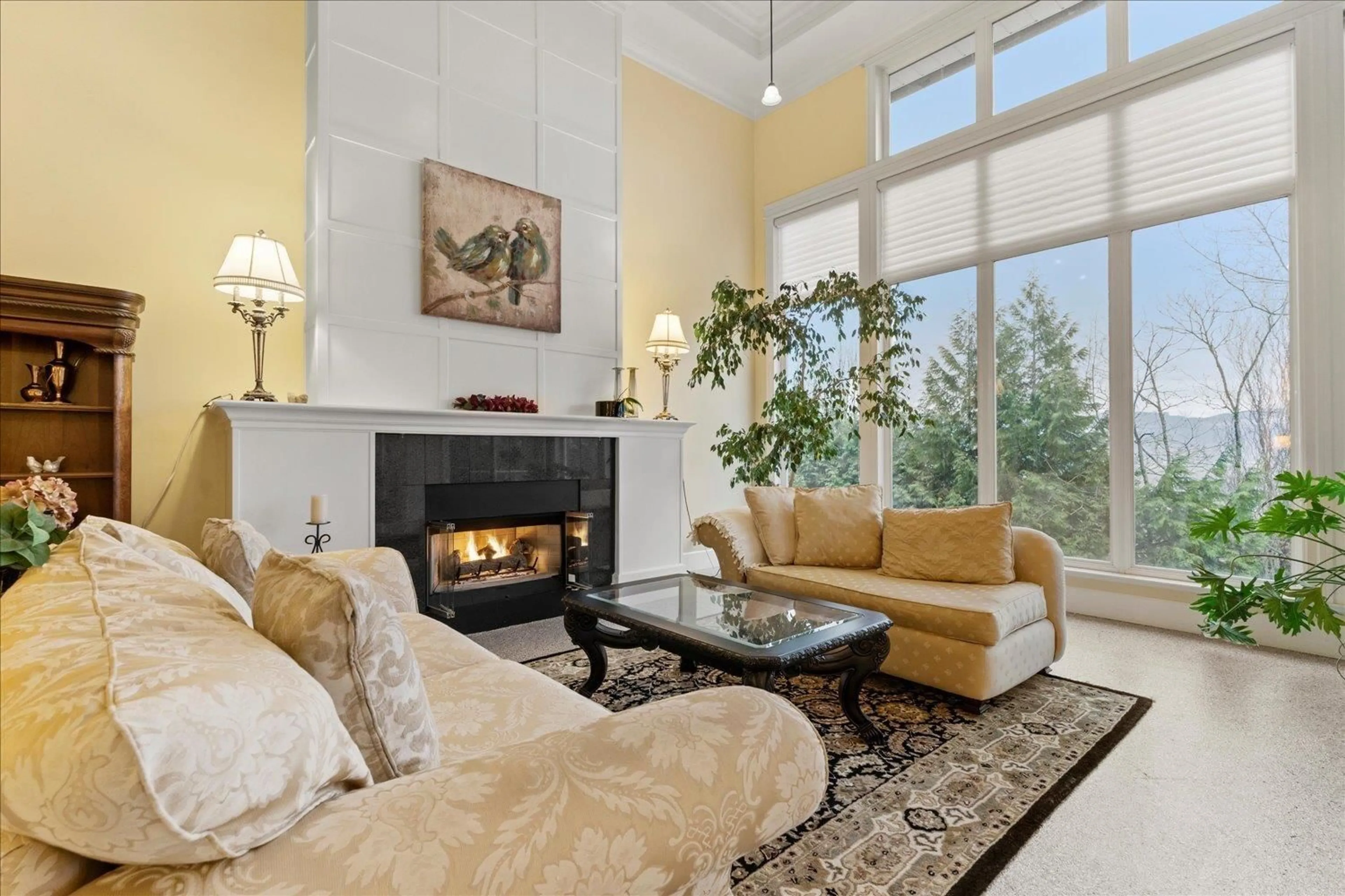 Living room with furniture, ceramic/tile floor for 2608 STONECROFT DRIVE, Abbotsford British Columbia V3G1K8