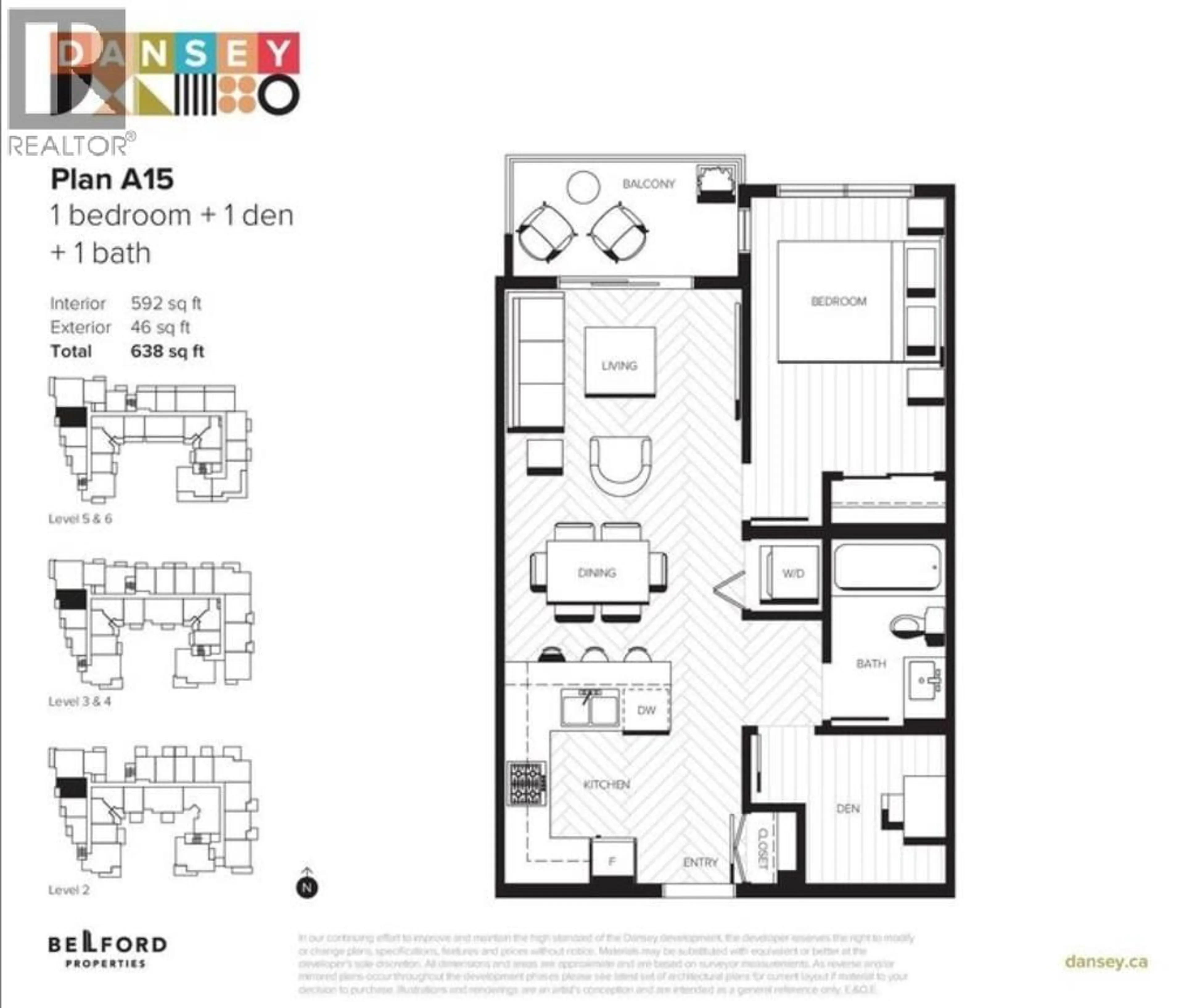 Floor plan for 212 - 599 DANSEY AVENUE, Coquitlam British Columbia V3J5S4