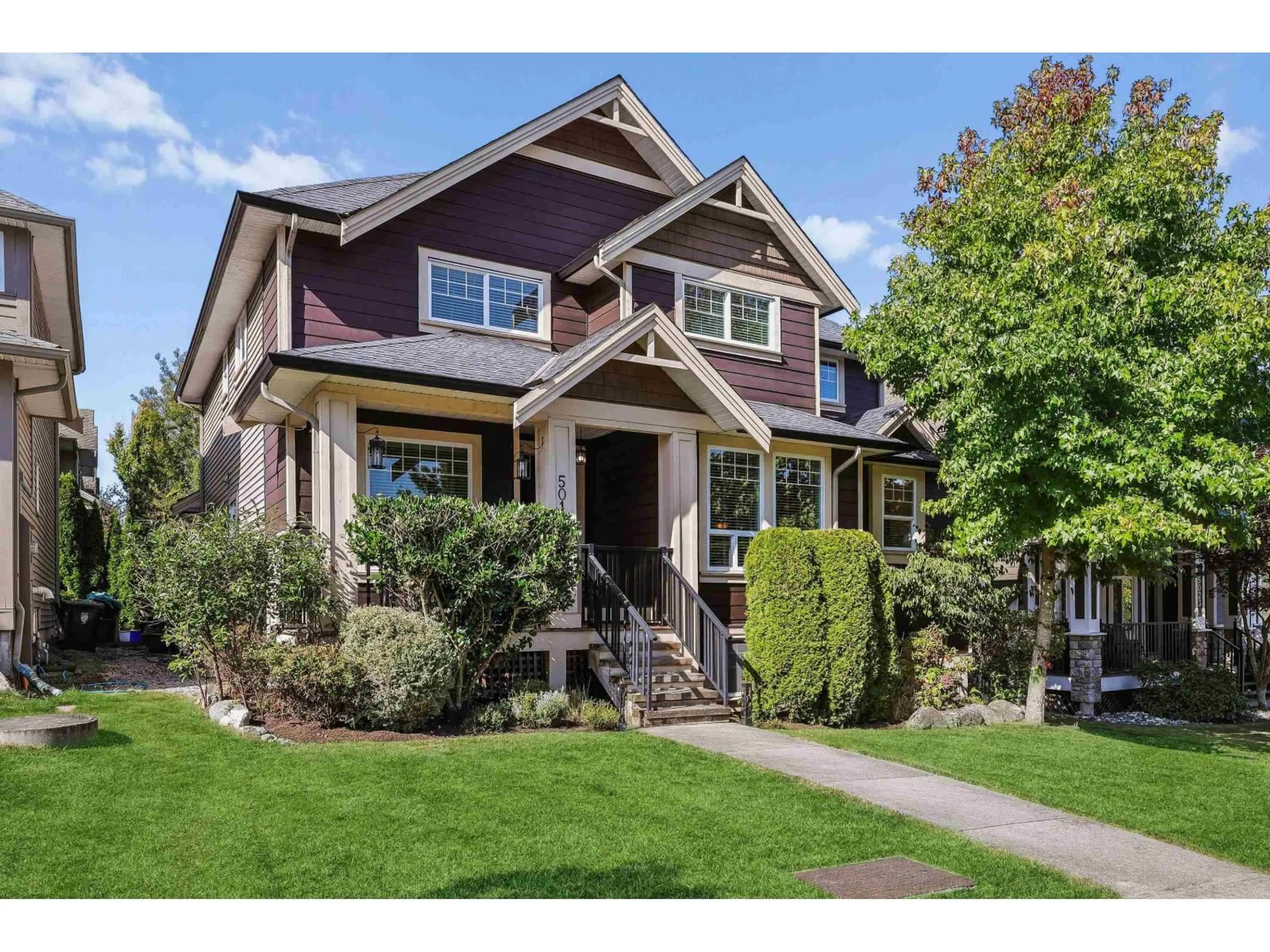 Home with vinyl exterior material, street for 5017 223 STREET, Langley British Columbia V2Y2V4