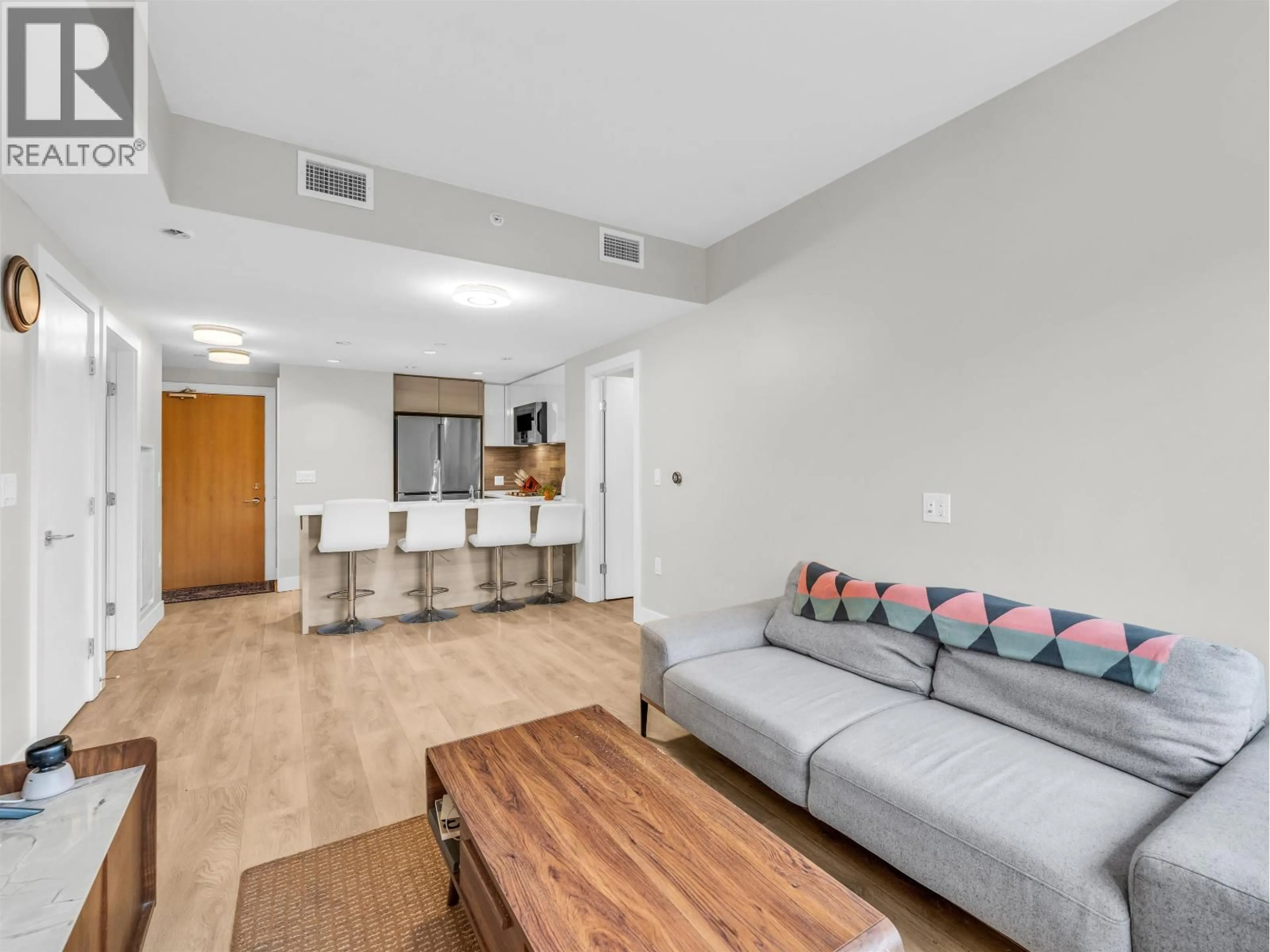 Living room with furniture, unknown for 607 - 3451 SAWMILL CRESCENT, Vancouver British Columbia V5S0H3