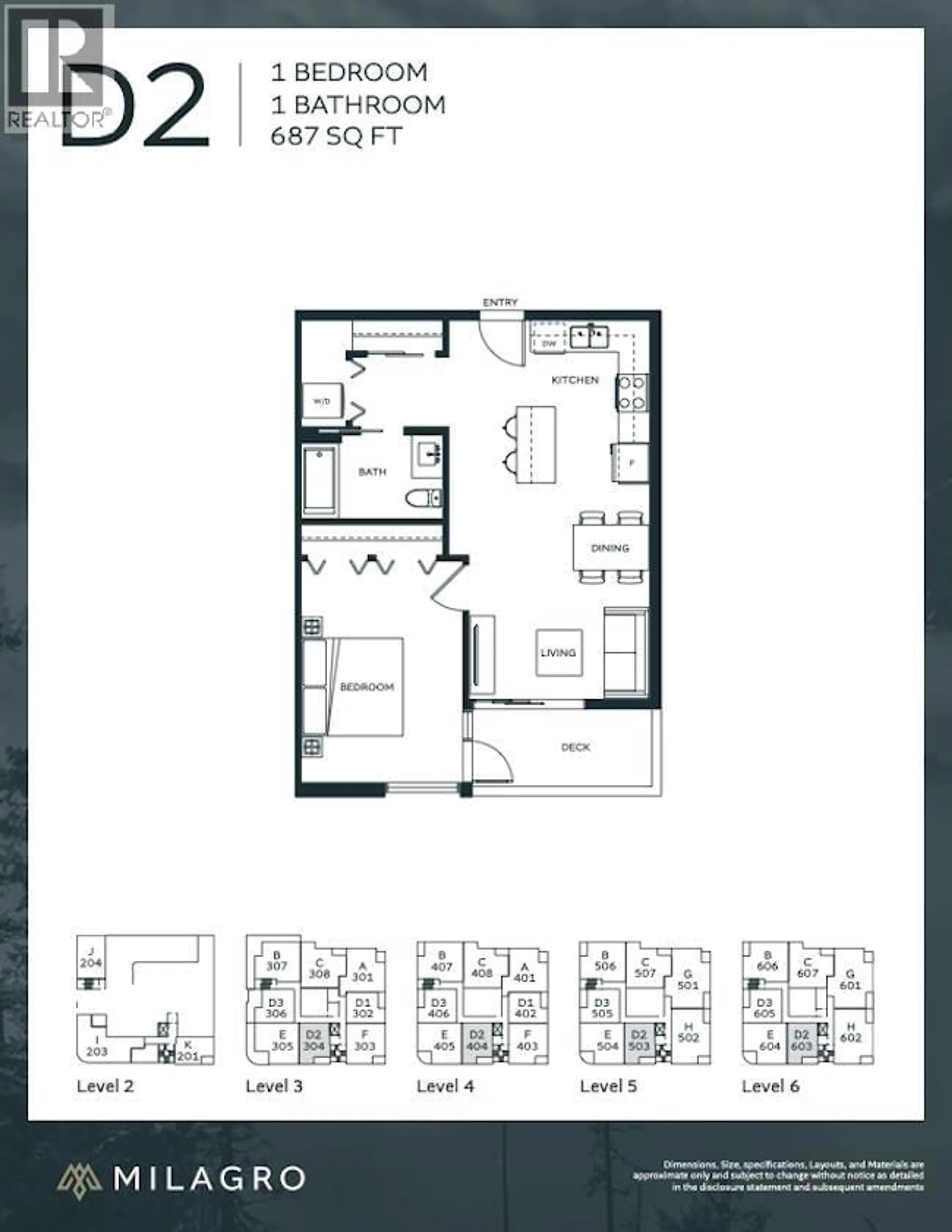 Floor plan for 601 - 1365 VICTORIA STREET, Squamish British Columbia V8B0C3
