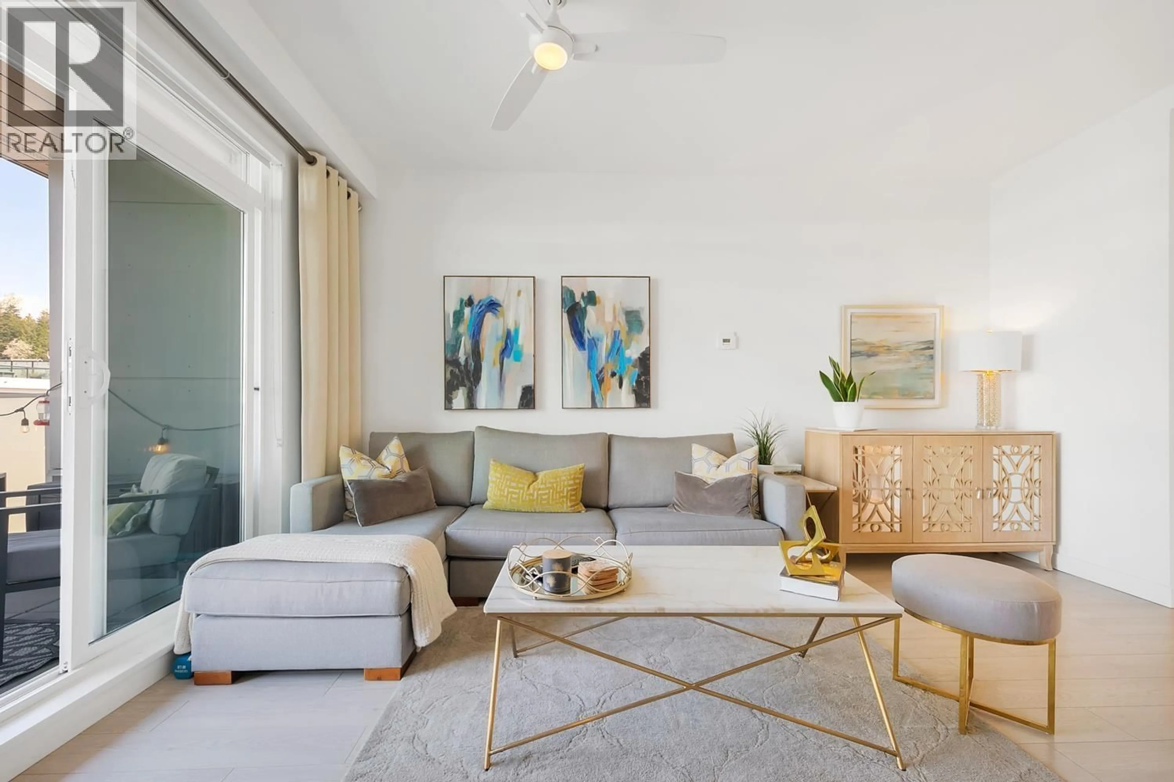 Living room with furniture, unknown for 410 - 711 14TH STREET, North Vancouver British Columbia V7M3E8